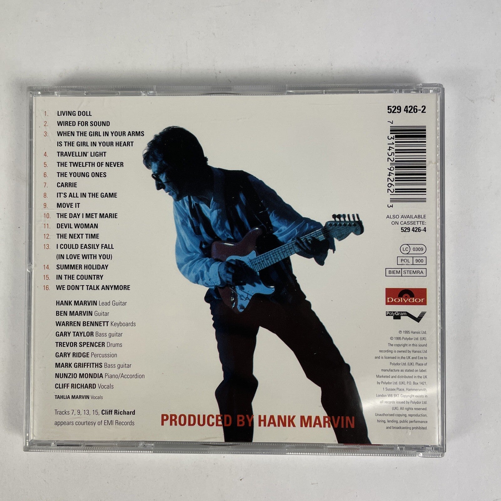 Hank Marvin - Hank Plays Cliff CD  #23