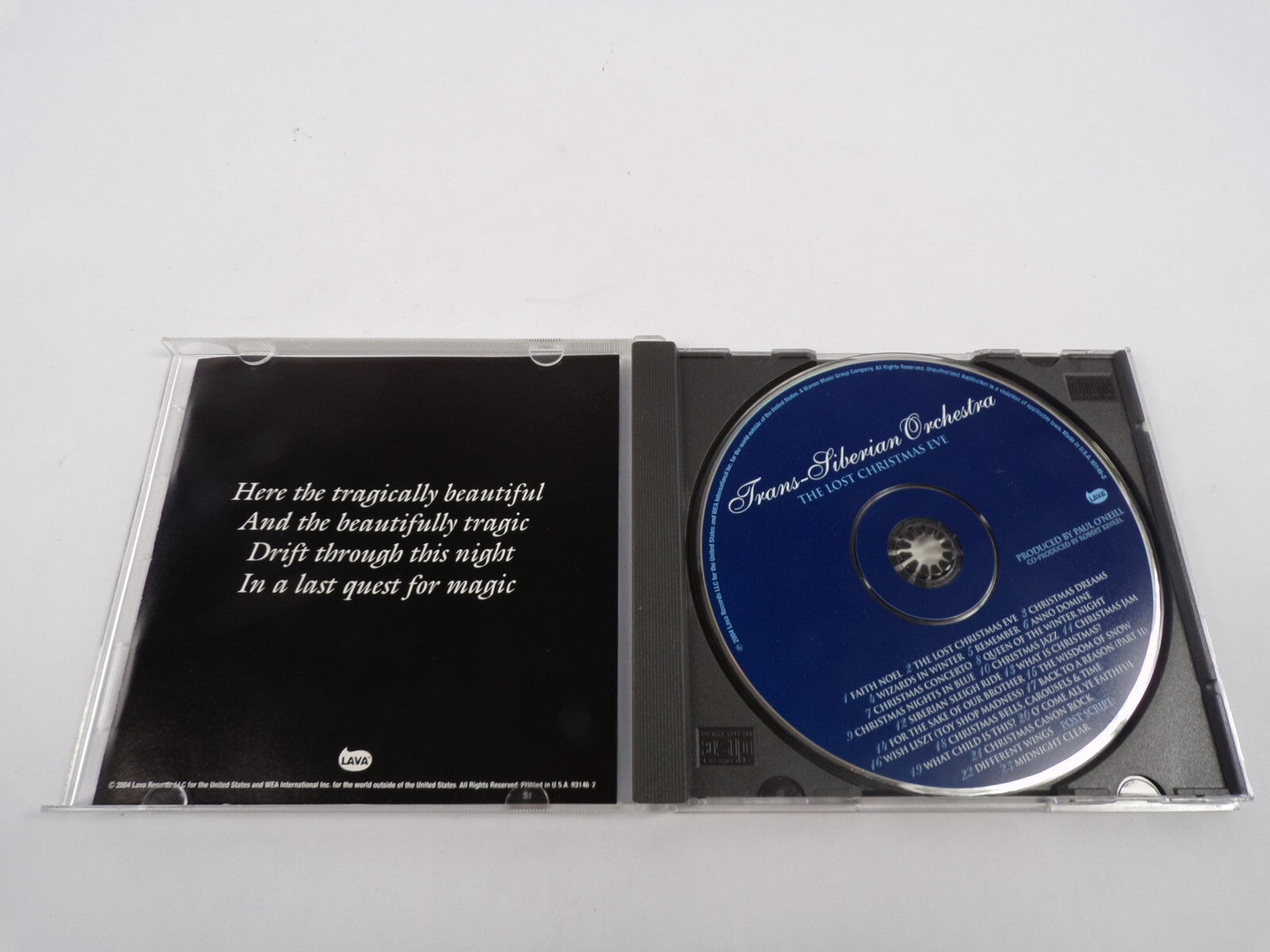 Trans Siberian Orchestra The Lost Christmas Eve Faith Noel Christmas DreamsCD#28