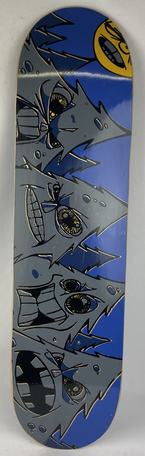 Woodchuck Wood Laminates Circa 1996 " Angry Trees " Skateboard Deck 8" x 31.5
