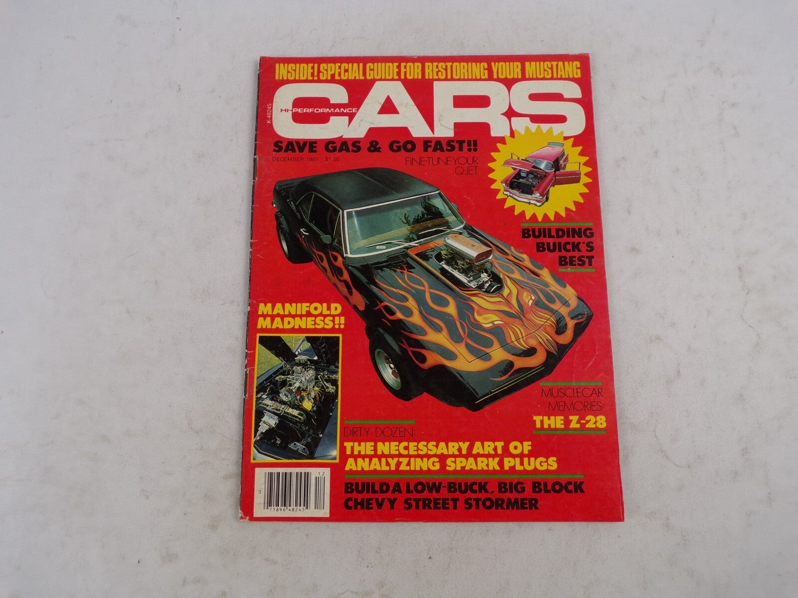 December 1981 Cars Hi-Performance Save Gas & Go Fast!! Inside! Special Guide For