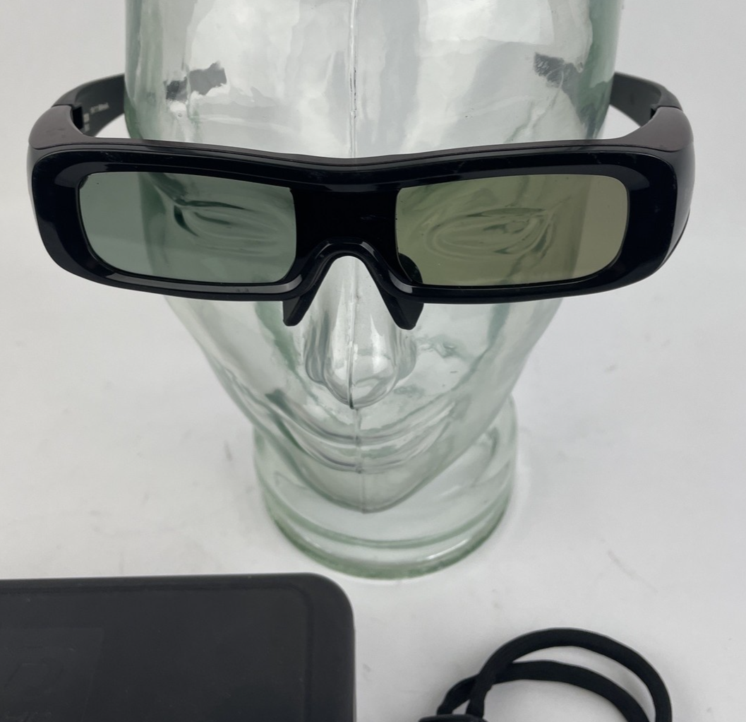 Panasonic 3D Glasses Model TY-EW3D2L With Storage Case and Lanyard No Charger