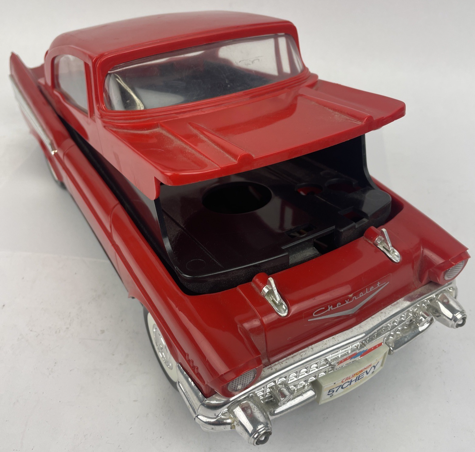 Vintage SOLIDEX V1957A 57 Chevy Car Red VHS Video Cassette Rewinder VGC