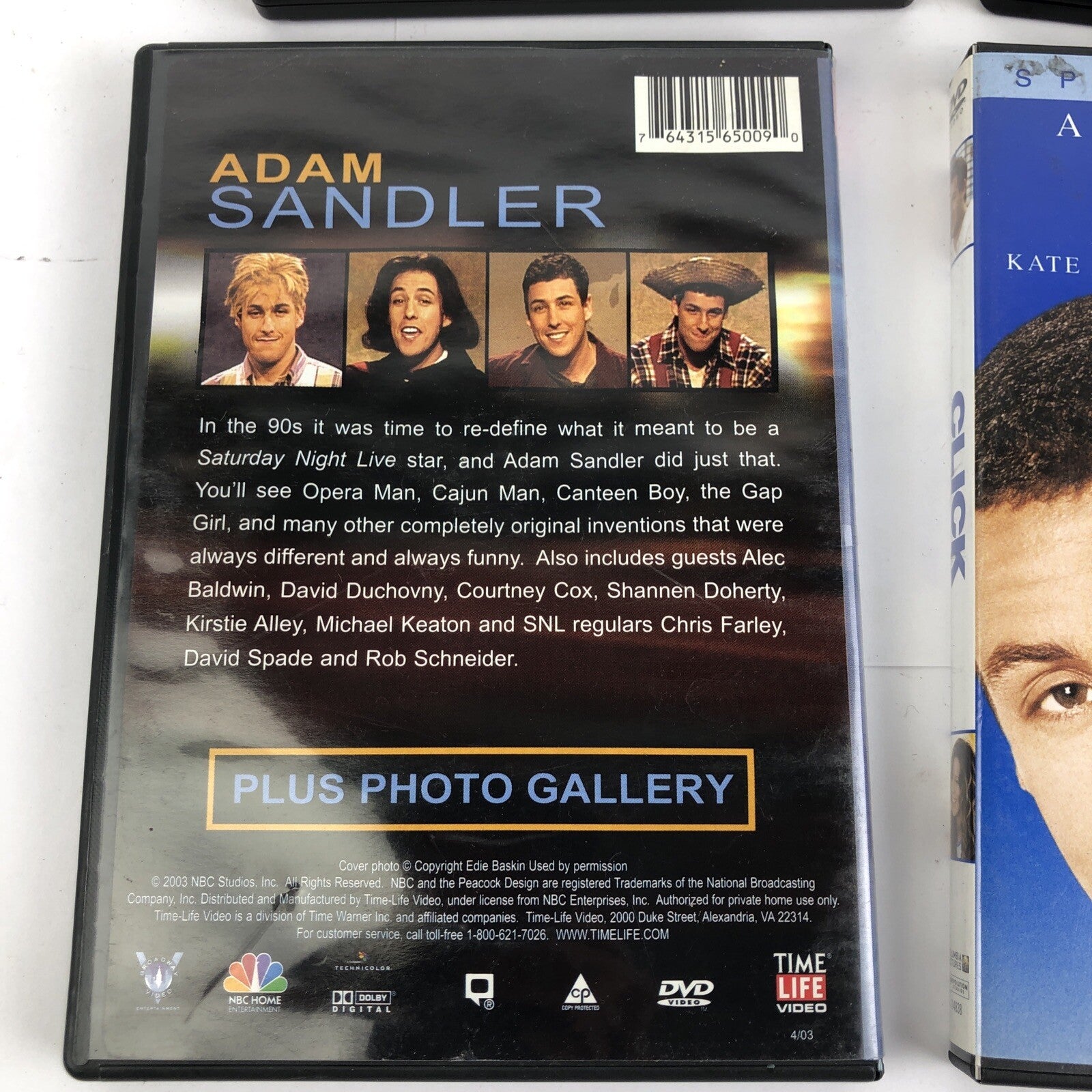 ADAM SANDLER 4 x DVD LOT  Best Of SNL: Spanglish , Chuck & Larry , Click - VGC