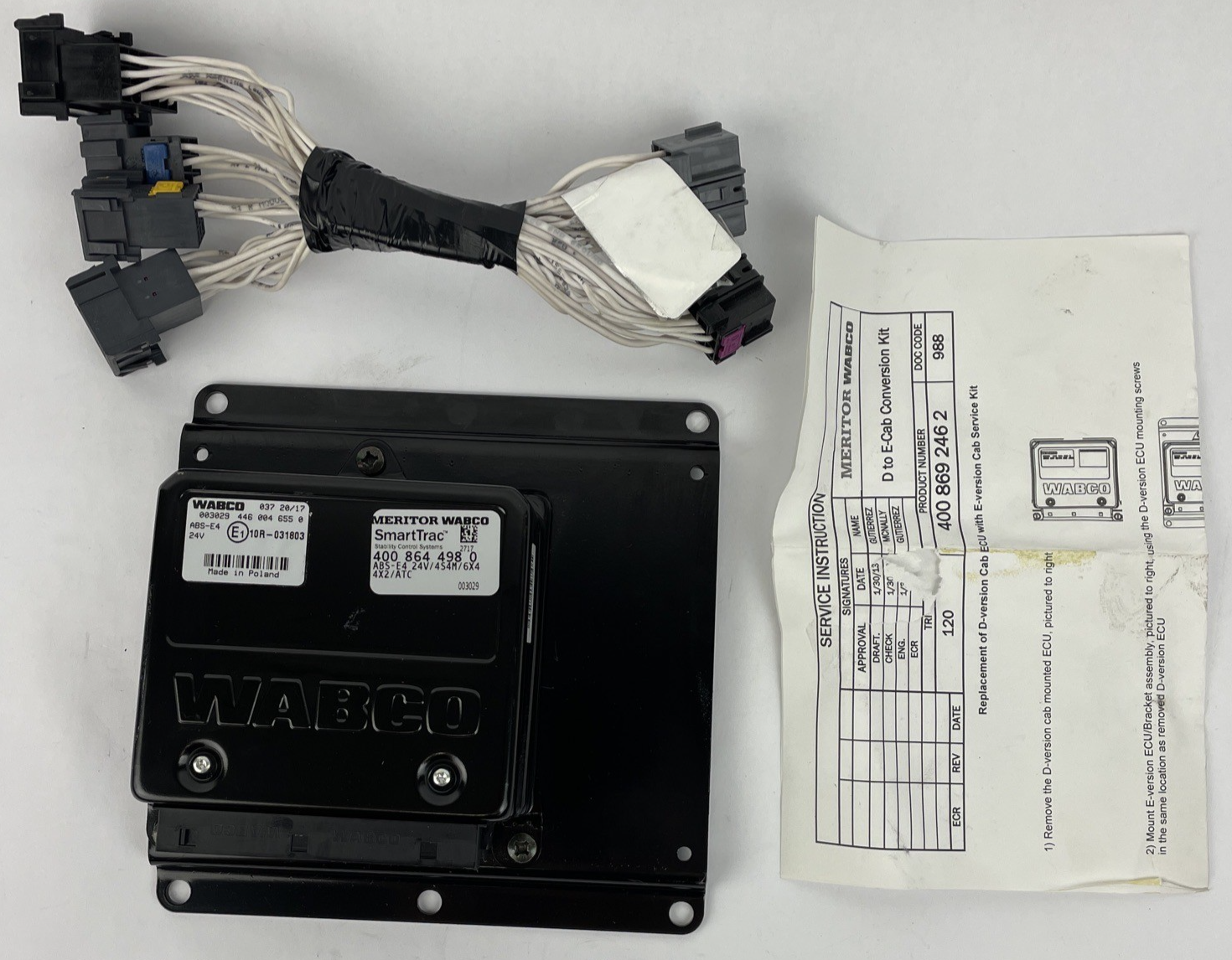Meritor WABCO ABS ECU Conversion Kit S400-869-246-2
