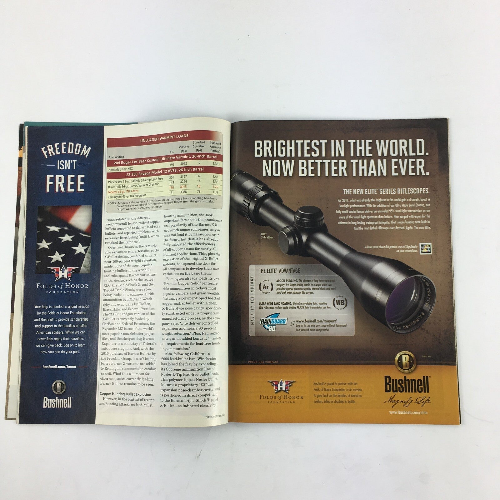 October 2011 ShootingTime Magazine Winchester94 Marlins New 1894 .357 Magnum Fun