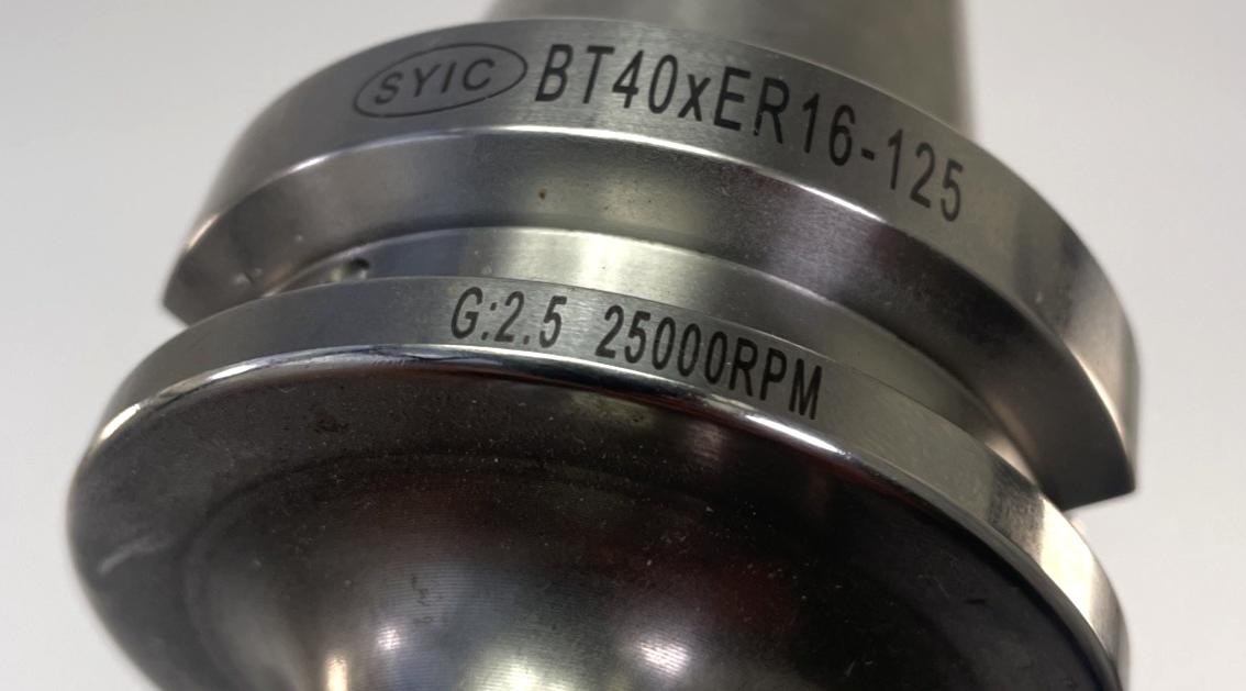 Techniks SYIC-16155 BT40 x ER16 - 125 CNC Collet Chuck Tool Holder 25000 RPM