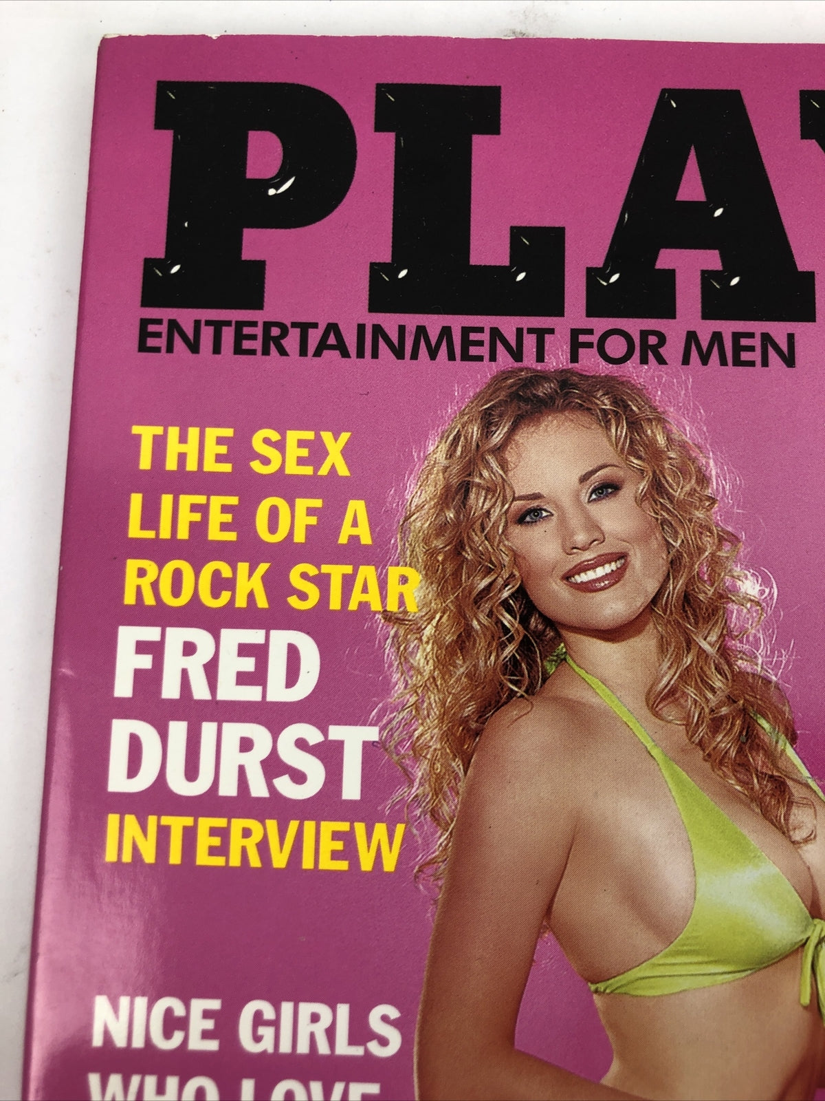 Playboy MAGAZINE - July 2002 ( Playmate LAUREN ANDERSON ) Fred Durst Interview
