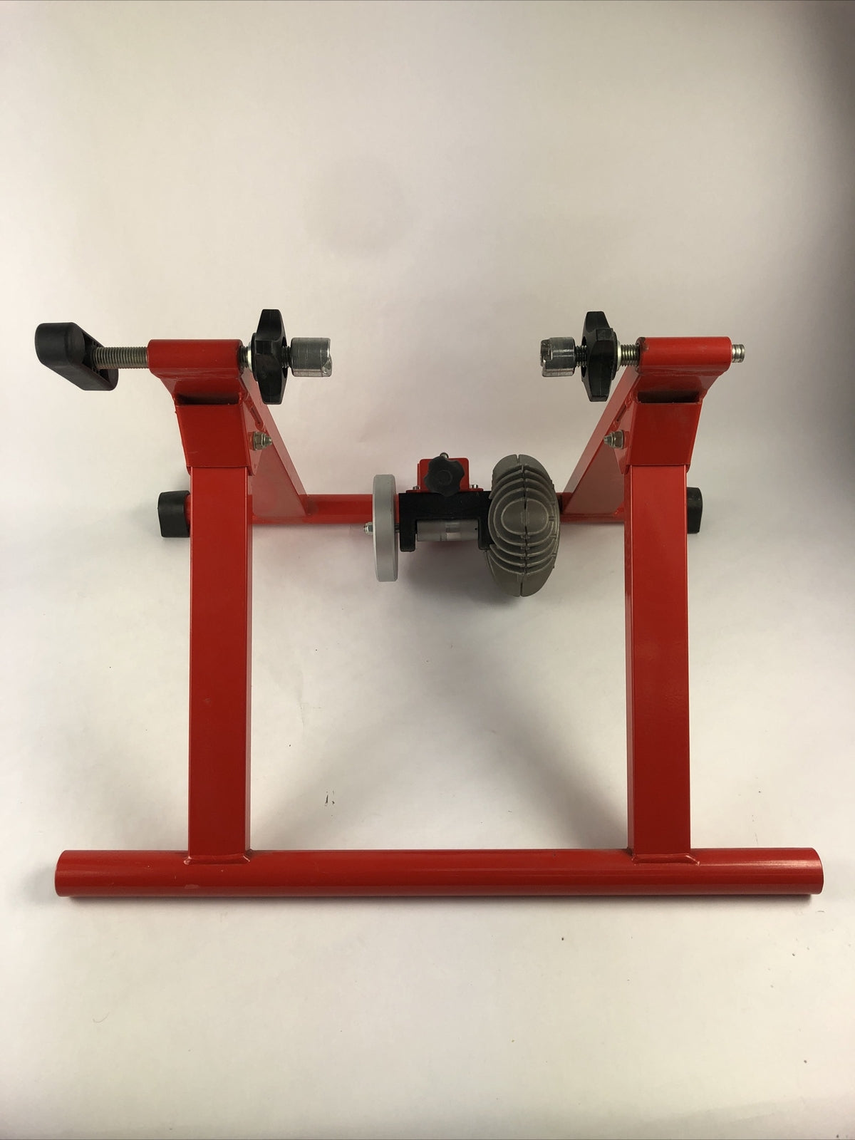 VOLARE Elite red indoor bicycle trainer made in Italy for road and hybrid bikes