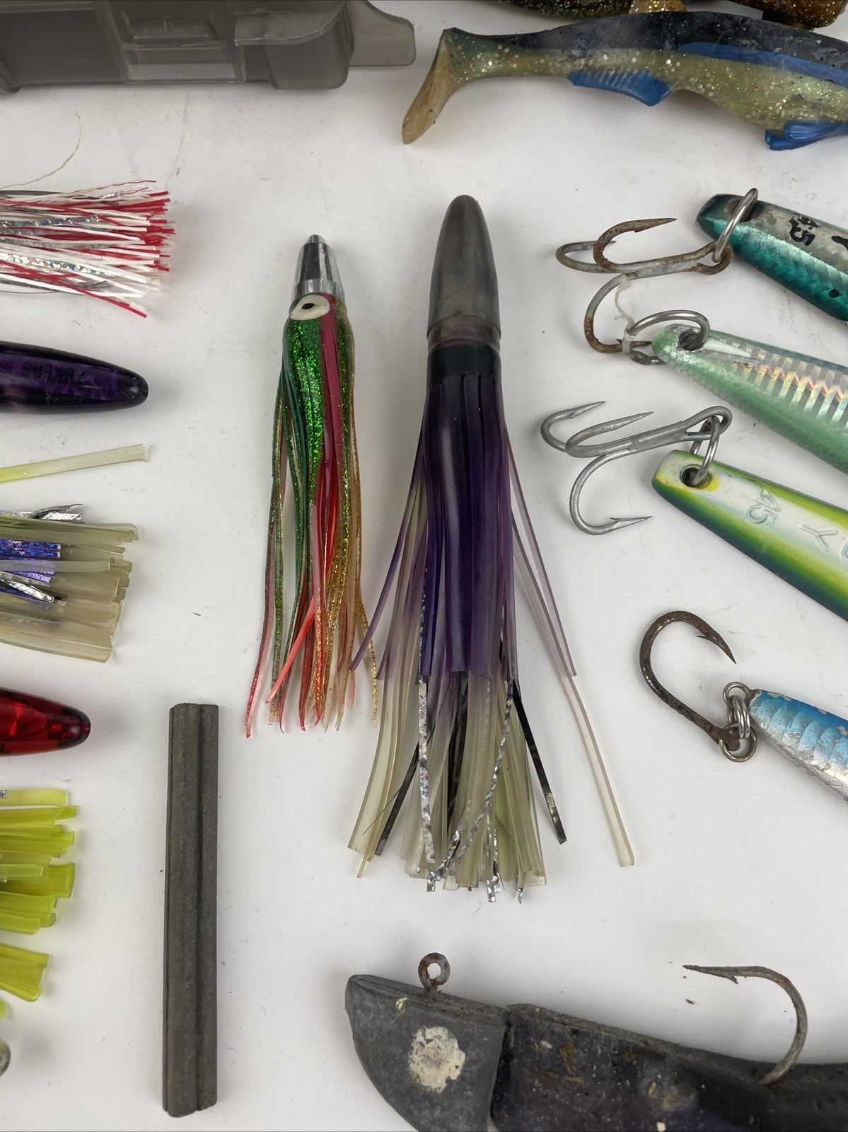 Salt water deep Sea Fishing Terminal Tackle Lot Zukers Lures Tady 45 Swim Baits