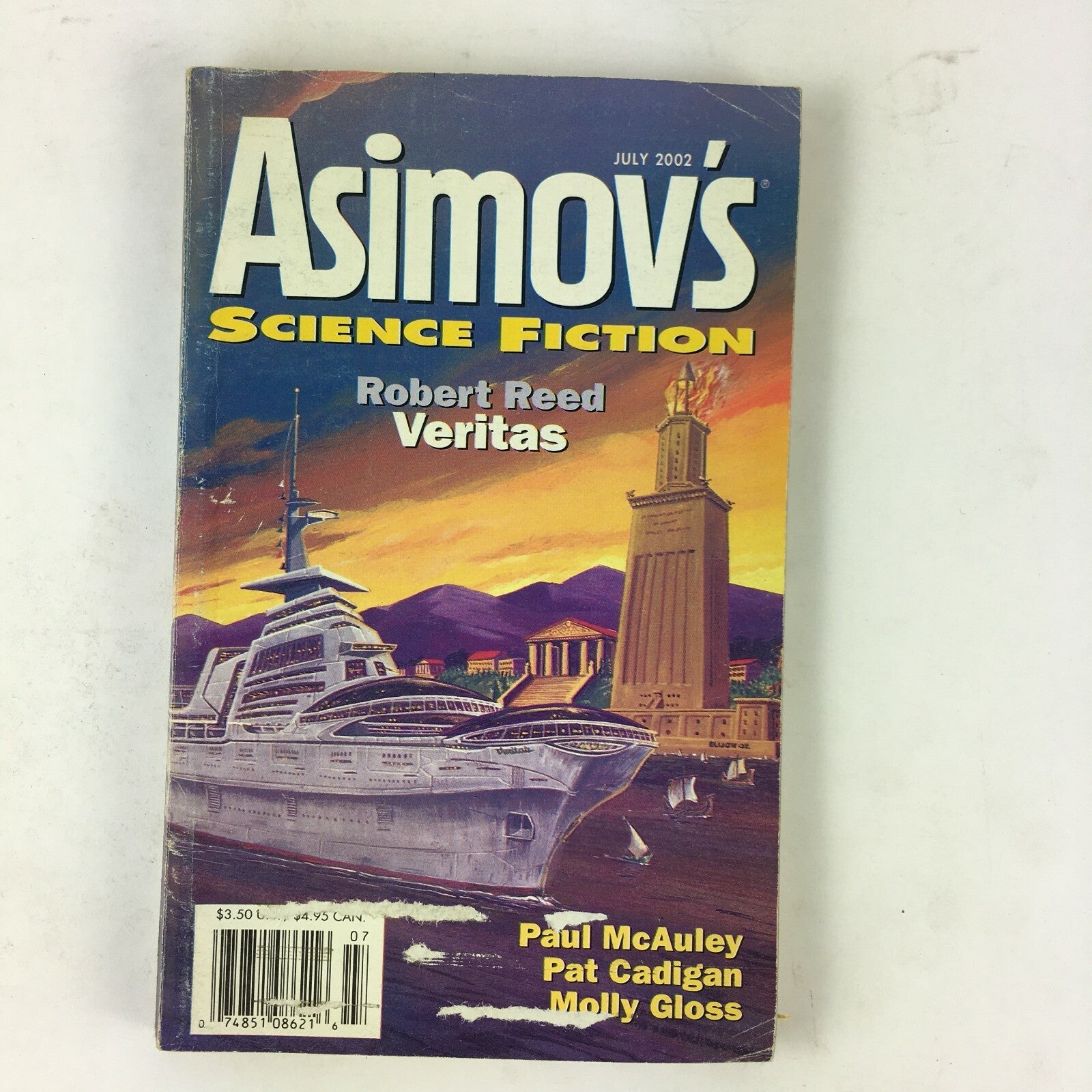 July 2002 Isaac Asimov's Science Fiction Magazine Robert Reed Veritas MollyGloss
