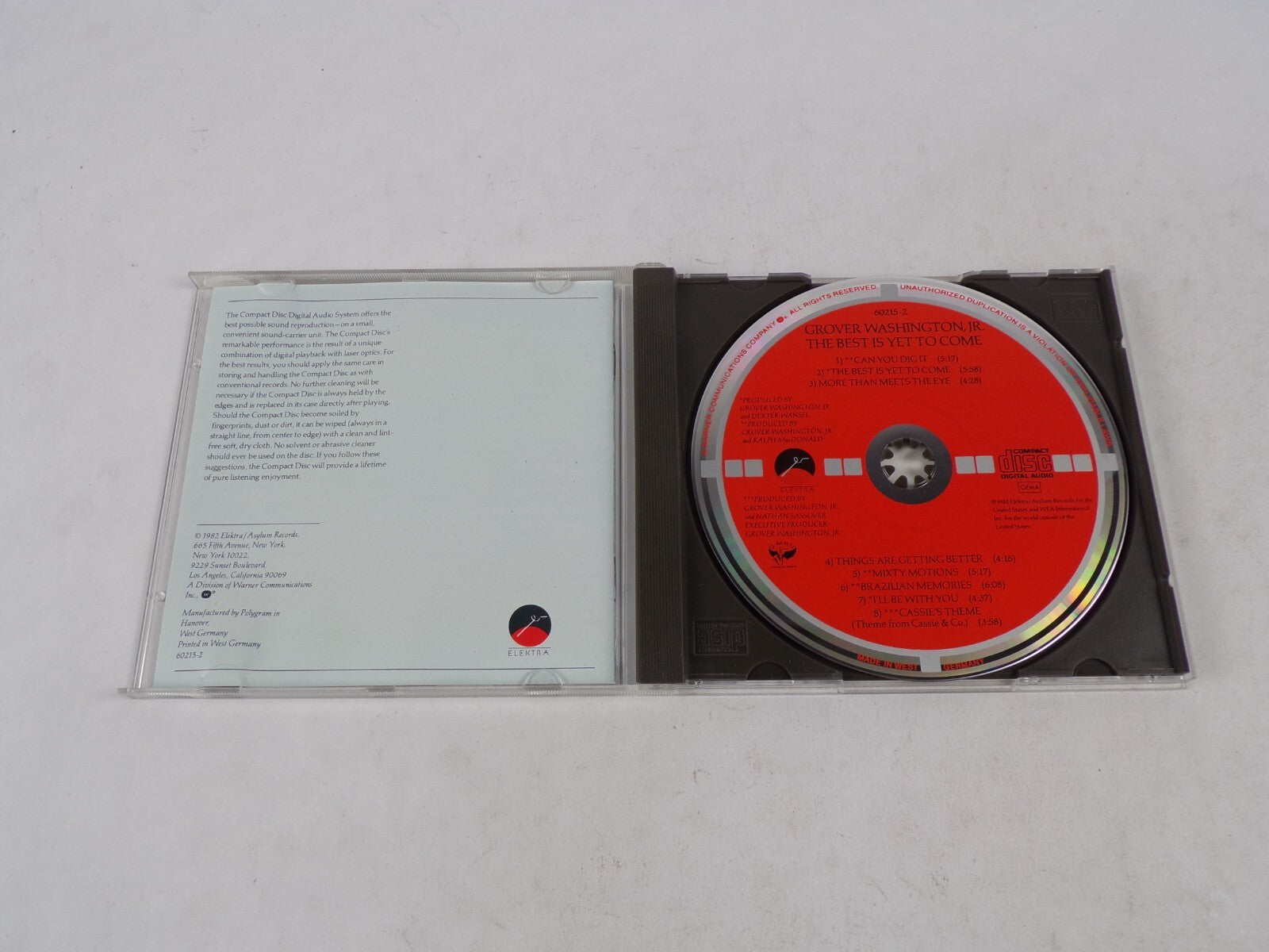 Grover Washington, Jr. The Best Is Yet To Come Can You Gigit The Best Is CD#53