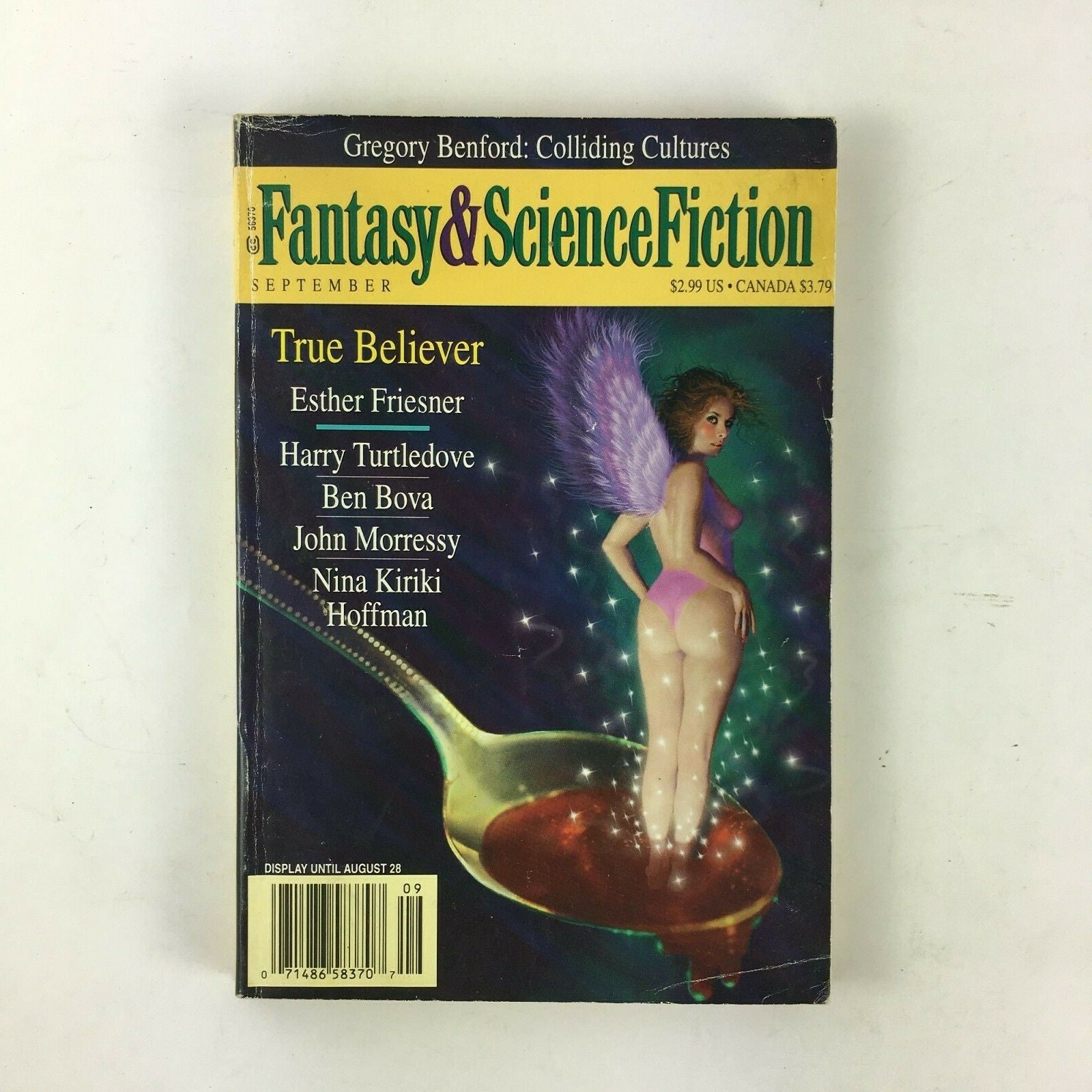 September Fantasy & Science Fiction Magazine TrueBeliever EstherFriesner BenBova