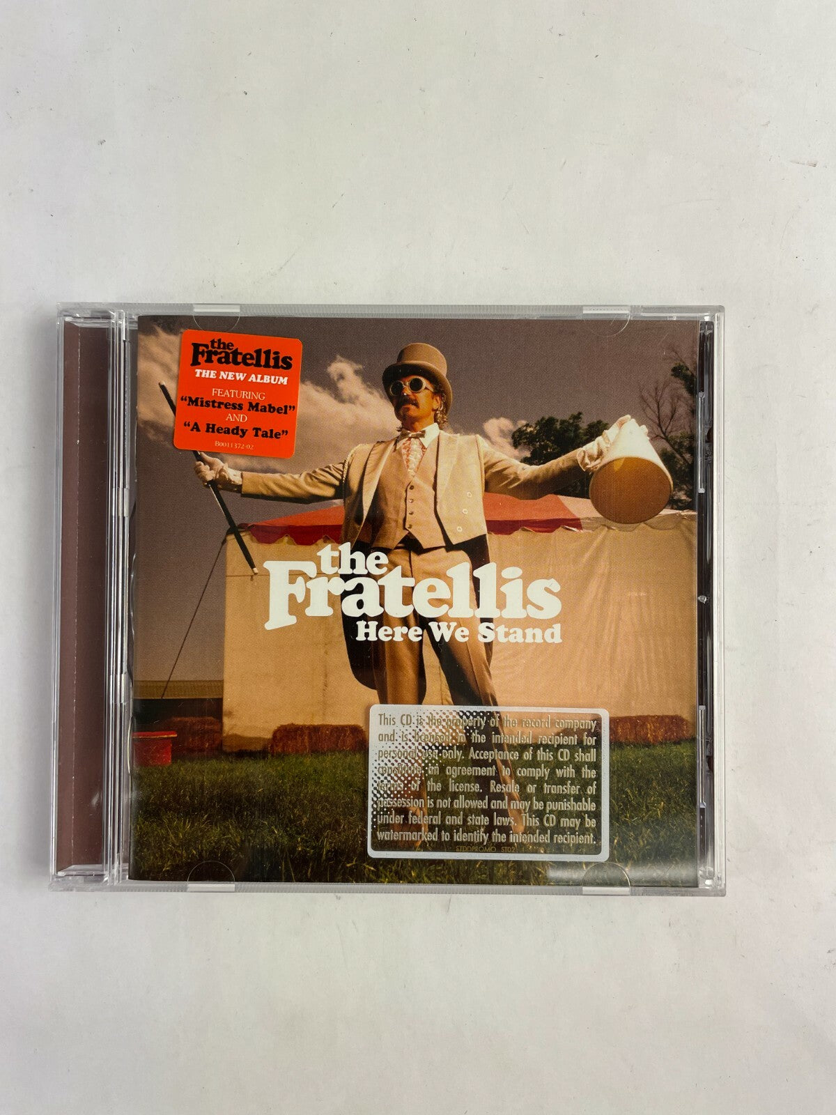 The Fratellis Here We Stand Mistress Mabel A Heady Tale Disc Q11