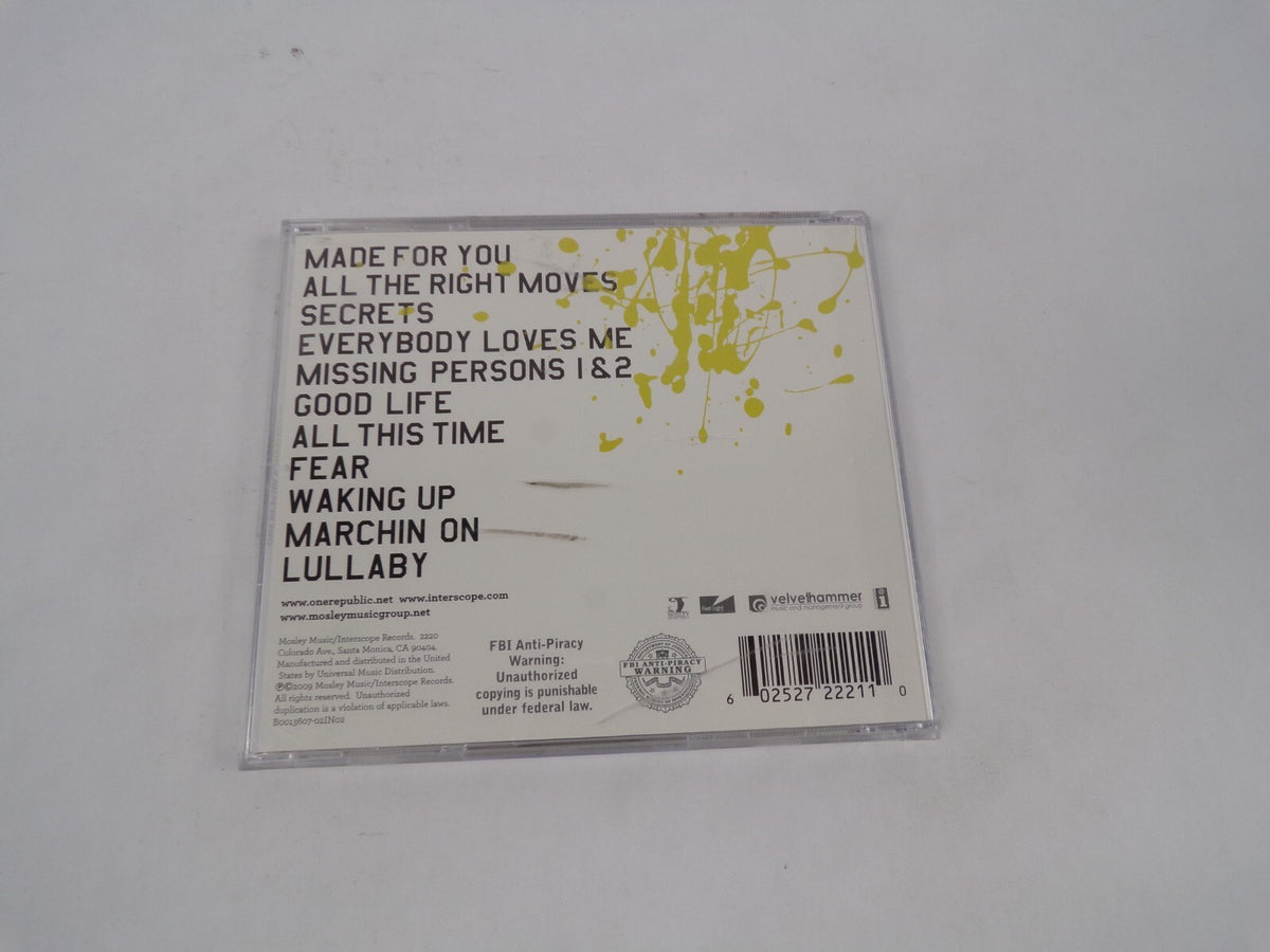 One Republic Waking Up  Made For You All The Right Moves Everybody Loves MeCD#67