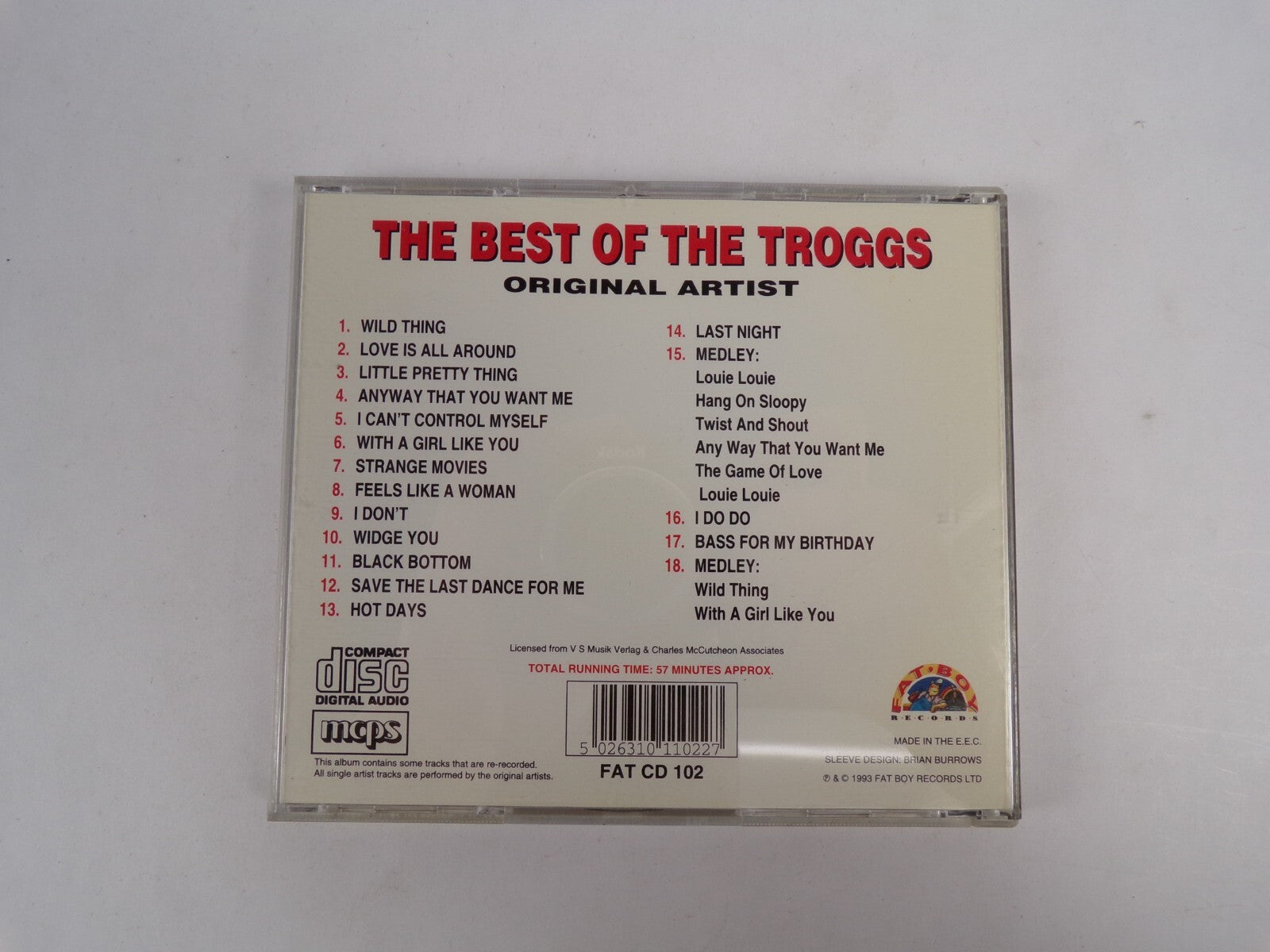 The Best Of The Troggs CD #12