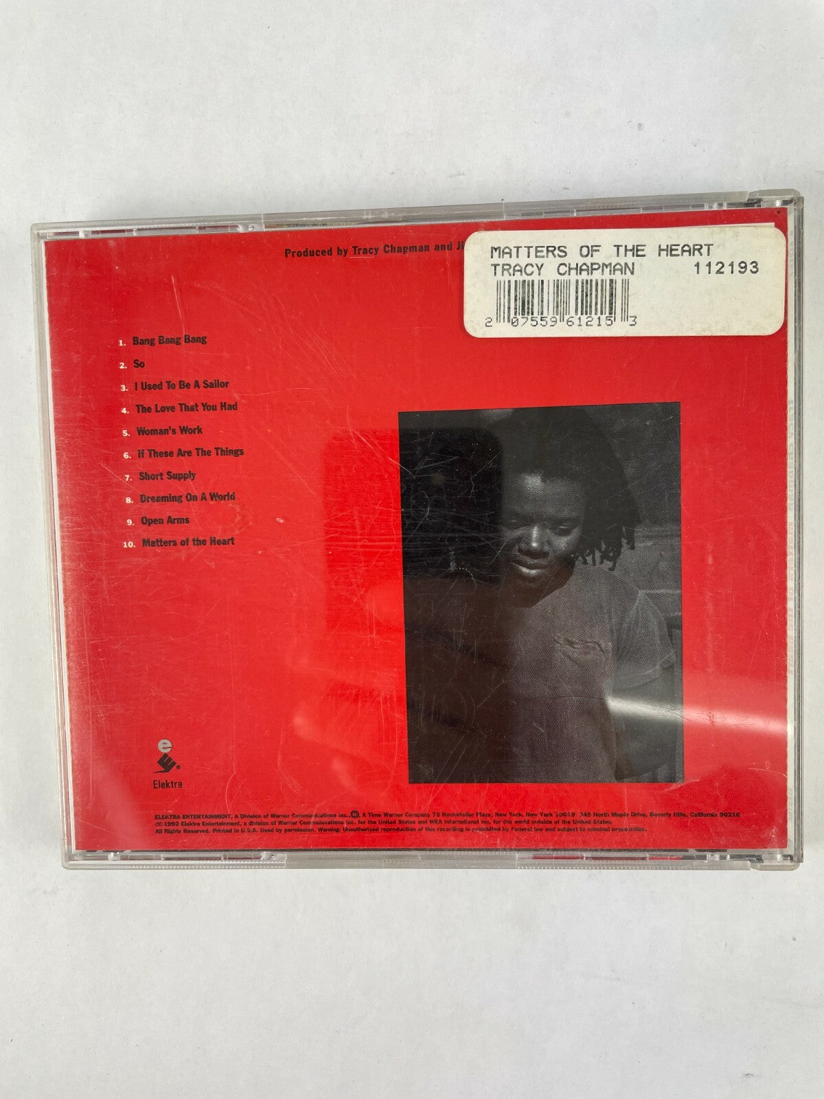Tracy Chapman Matters of the Heart CD Q3