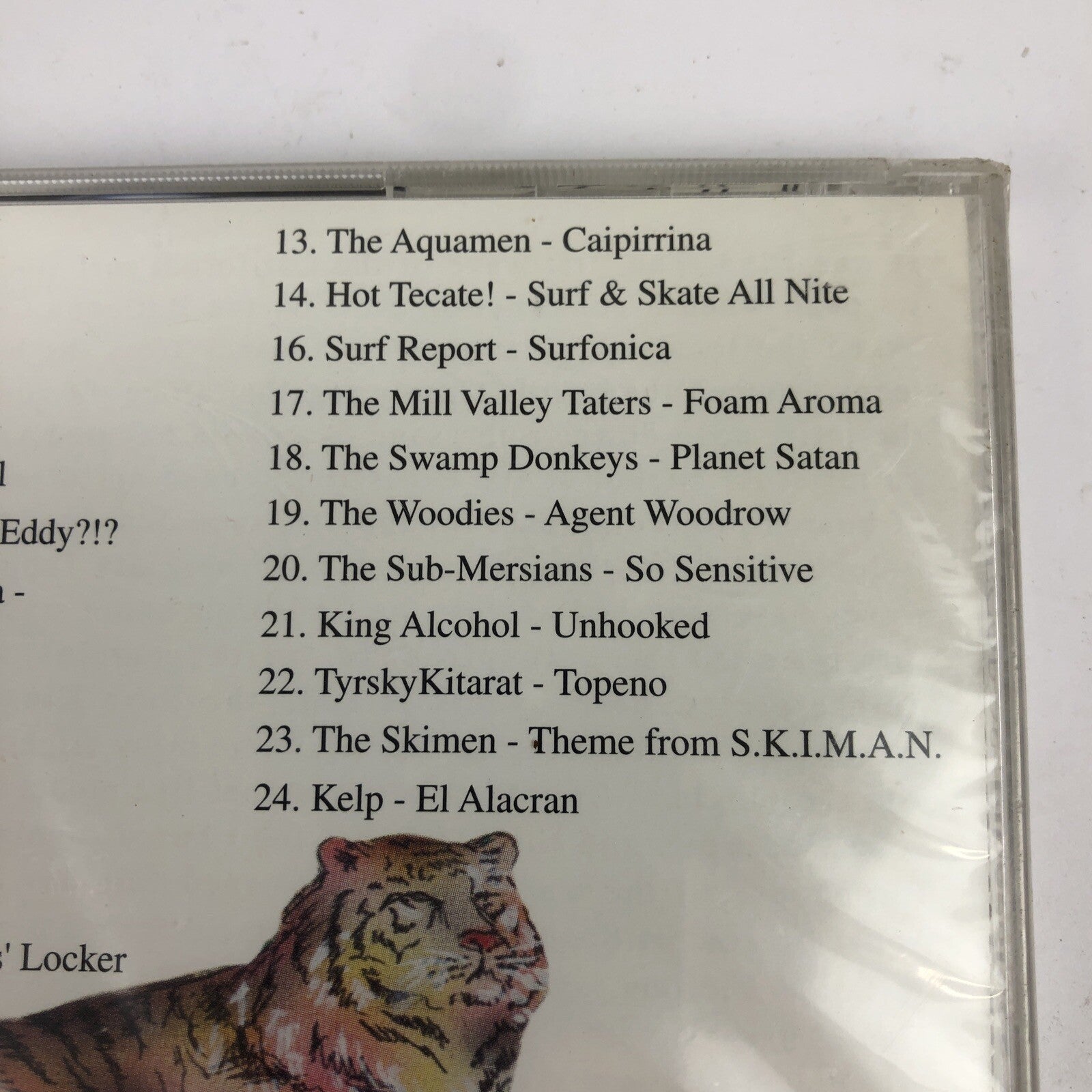 Fibreglass Jungle - Deep Eddy Records Various Artists Surf Rock CD - RARE - #6 