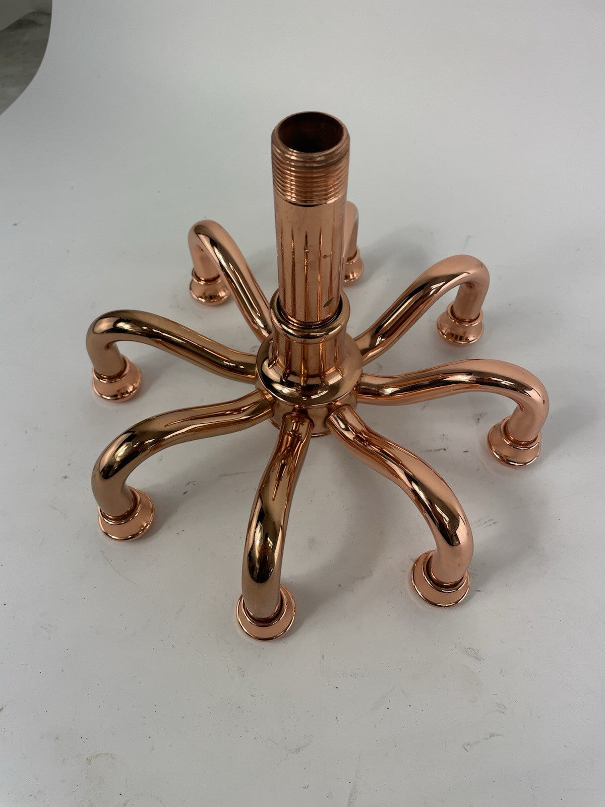 Antique Copper Bathroom Shower Heads Rainfall Overhead Top Shower Sprayer 8 arms