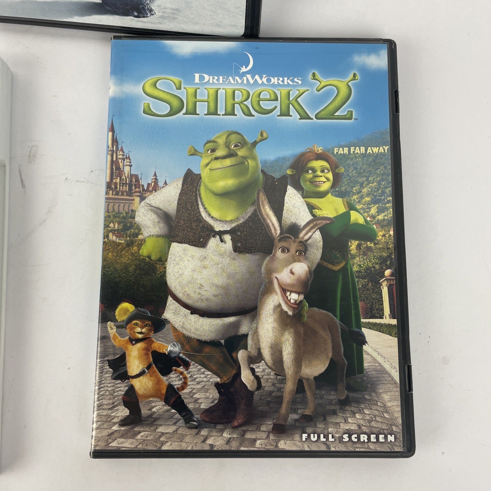 Lot of 3 x Disney DreamWorks DVD Video (s) - Shrek 2 - Happy Feet - Frozen