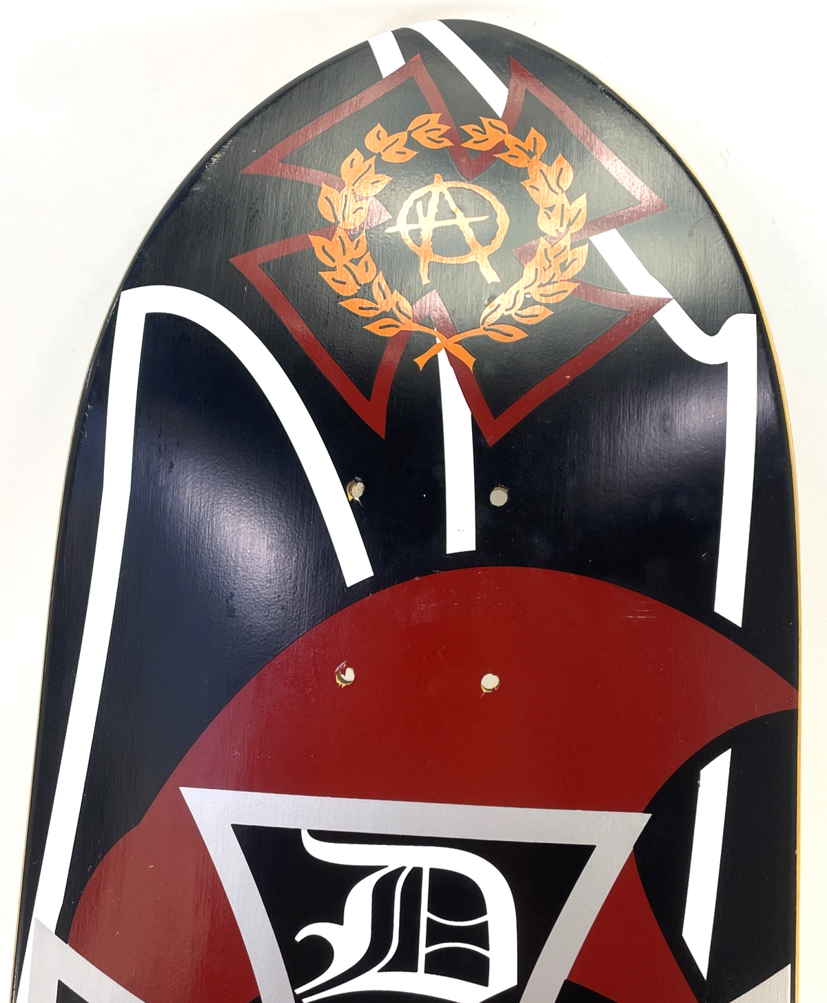 Death Box Skateboards Limited Edition 100% SKATEBOARDER Shaped Deck 32.5" x 9"