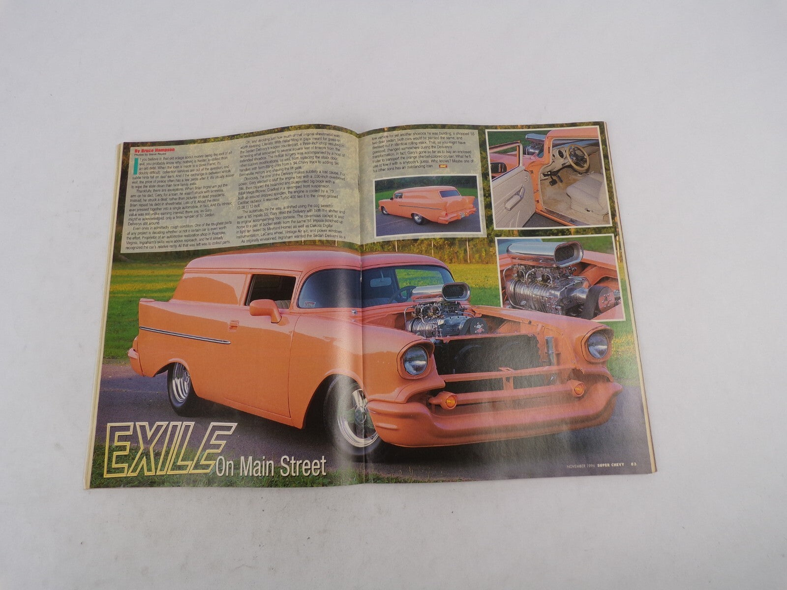 November 1996 Super Chevy Super Clean Street Machines Bow-Ties Conquer Pikes Pea