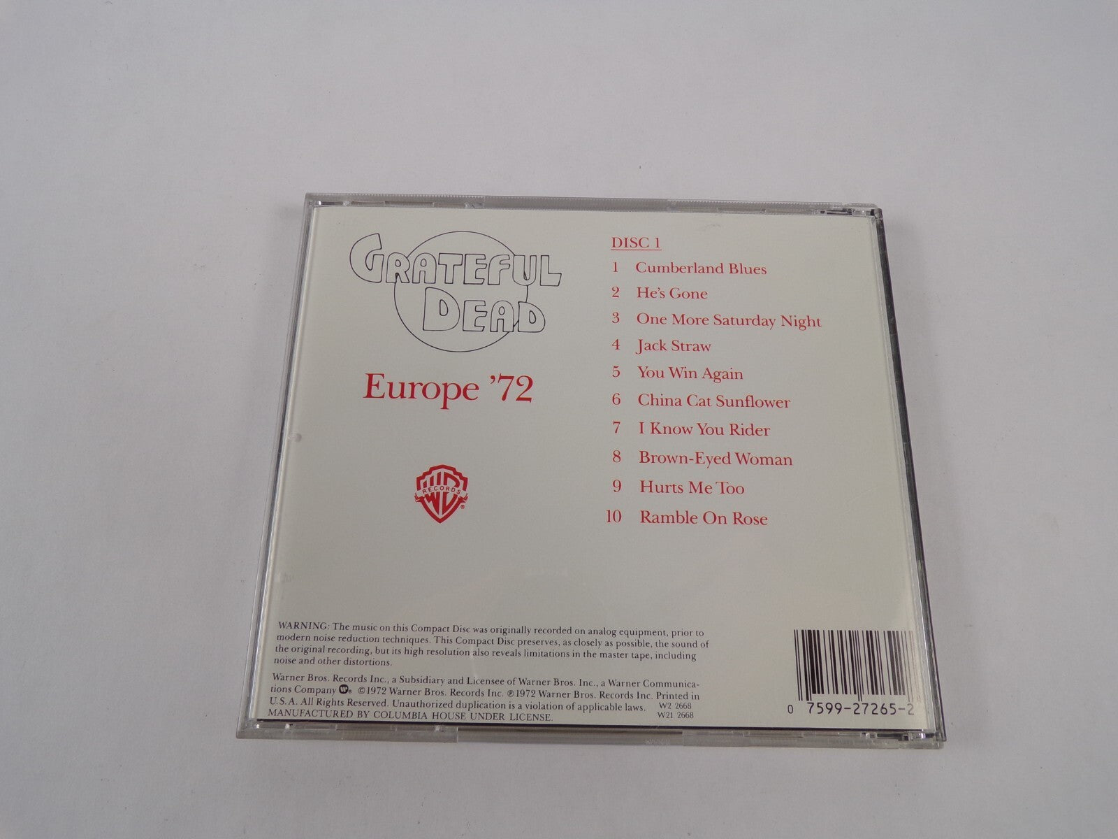 A3-Record Set On 2 Specially Priced Compact Discs Cumberland Blues He's GonCD#12