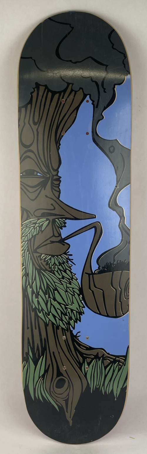 Woodchuck Laminates Skateboards Circa 1996 "Smoking Tree" Skateboard Deck - RARE