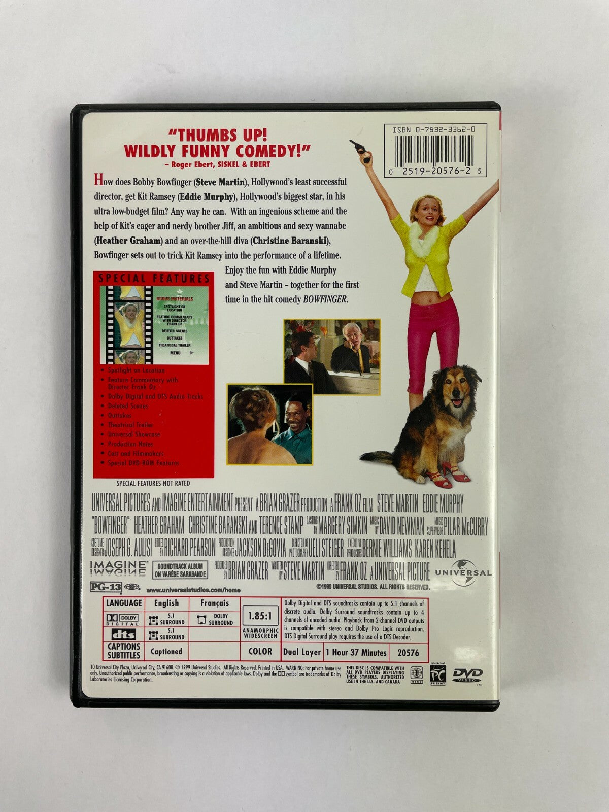Steve Martin Eddie Murphy Bowfinder The Conison DVD Movies