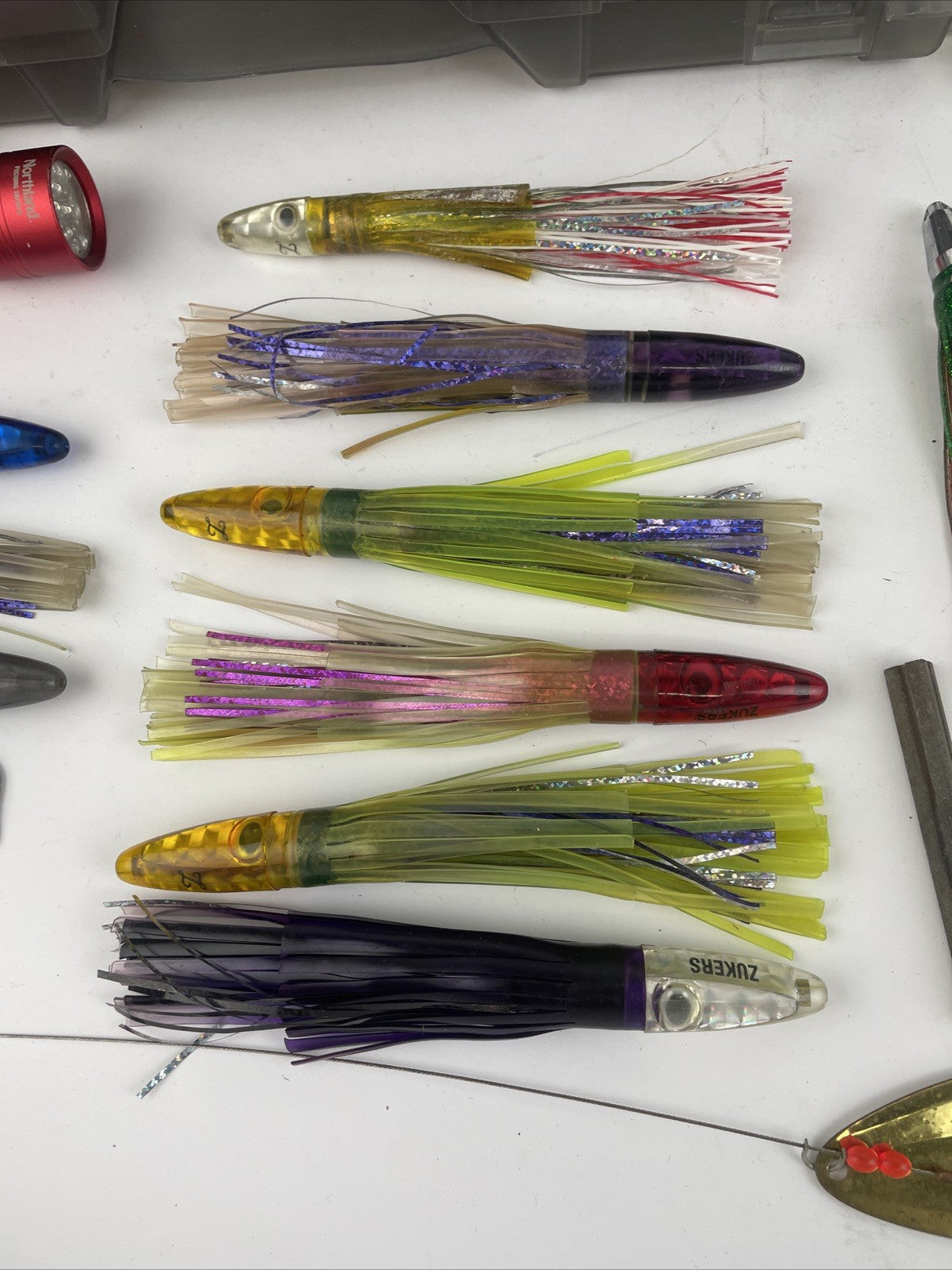 Salt water deep Sea Fishing Terminal Tackle Lot Zukers Lures Tady 45 Swim Baits