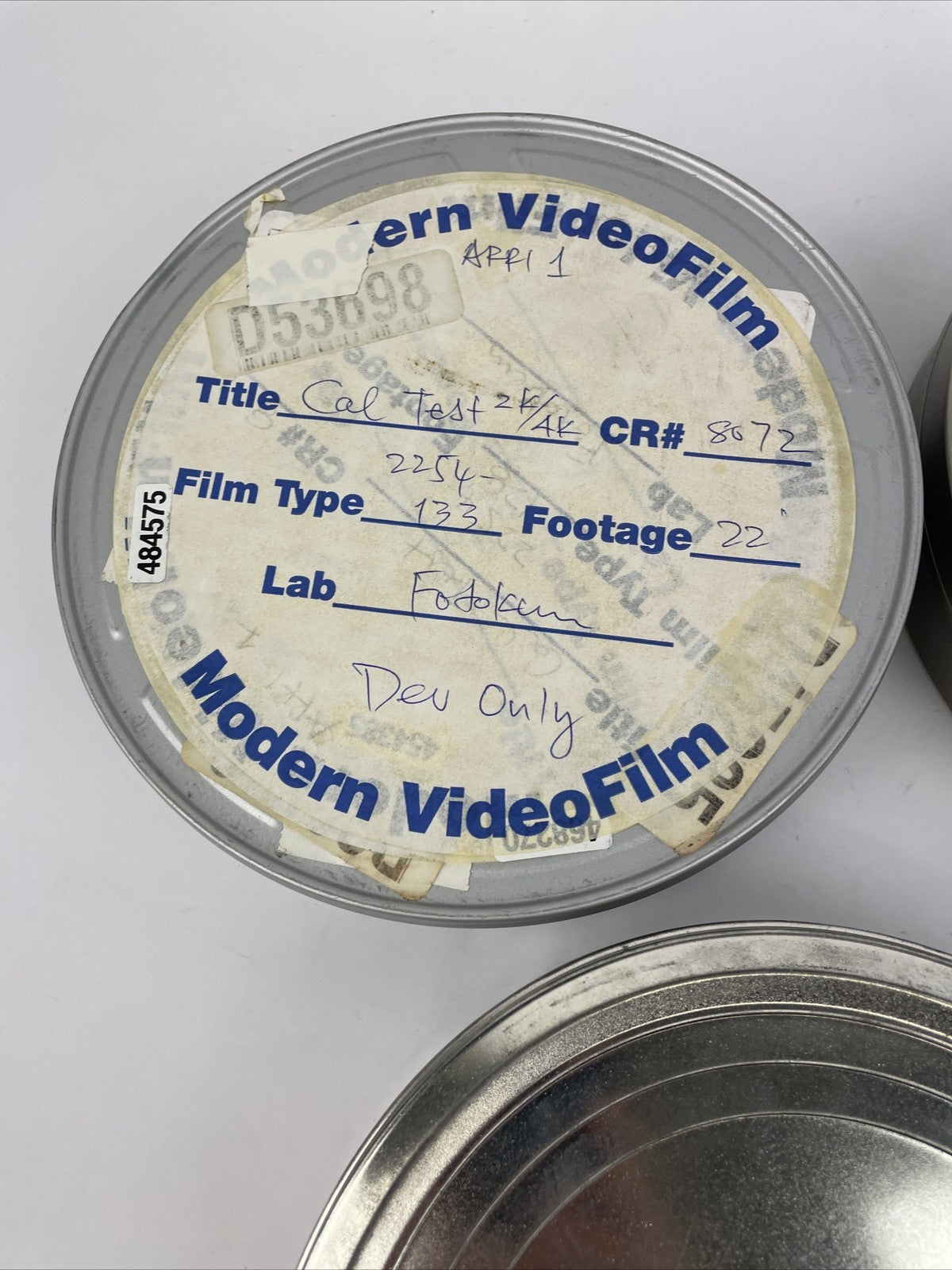 Vintage 35mm Empty Film Can Canister For Reel Storage Movie  Prop Etc Lot Of 5