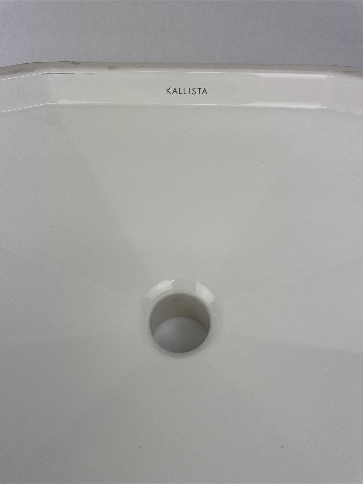 OEM Kallista P72044-WO-7 Jeton Under-Mount Sink W/ Overflow POLISHED White
