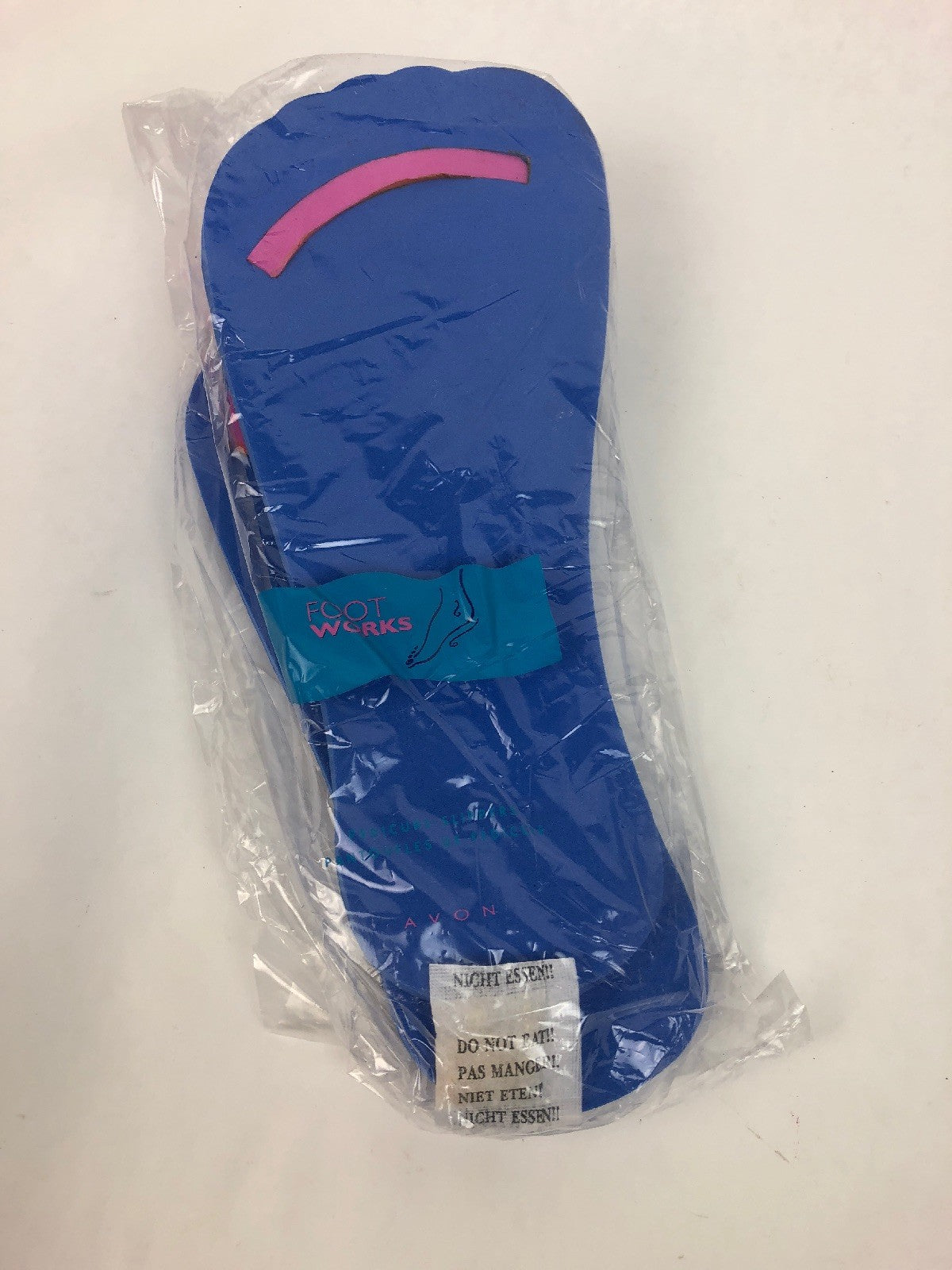 Pedicure Slipper FLIP FLOPS Foot Works From Avon 2003 sealed NOS FSTSHP