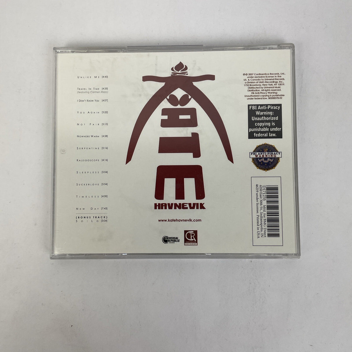 Kate Havnevik - Melankton Digital Audio CD Jazz Pop Downtempo Vocal MINT COND.