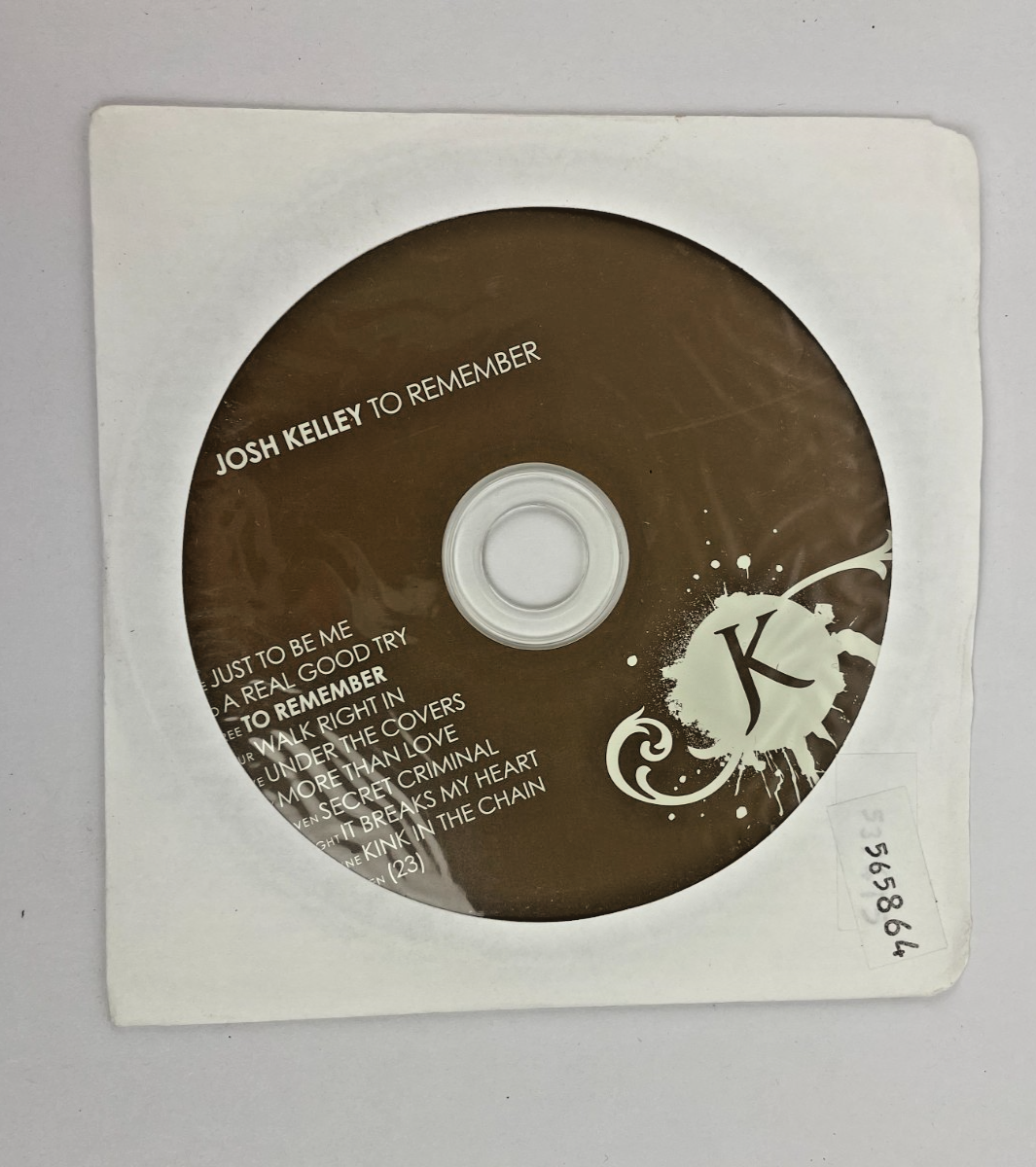 To Remember by Josh Kelley Digital Audio CD DNK Records 2008