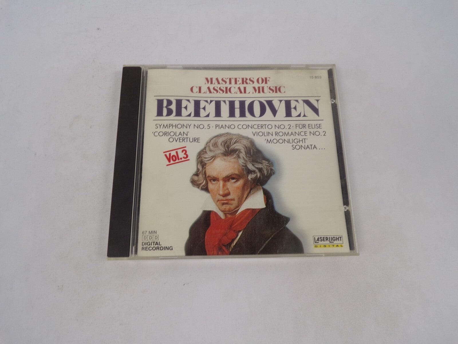 Masters Of Classical Music Beethoven Symphony No. 5 Piano Concerto No. 2 CD#71