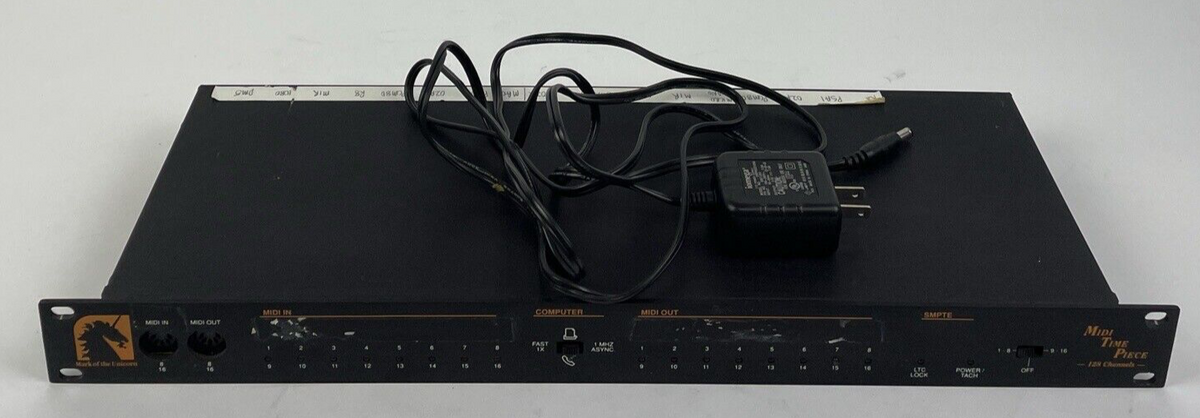 Mark of the Unicorn MOTU Midi Time Piece AV Interface 128 Channels SMPTE w Cord