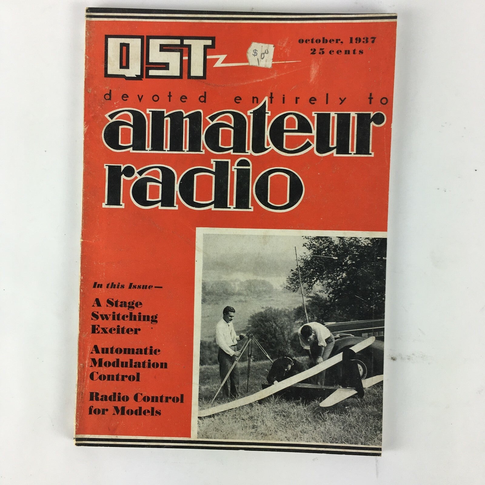 October 1937 QST Amateur Radio Magazine In this Issue A Stage Switching Exeiter