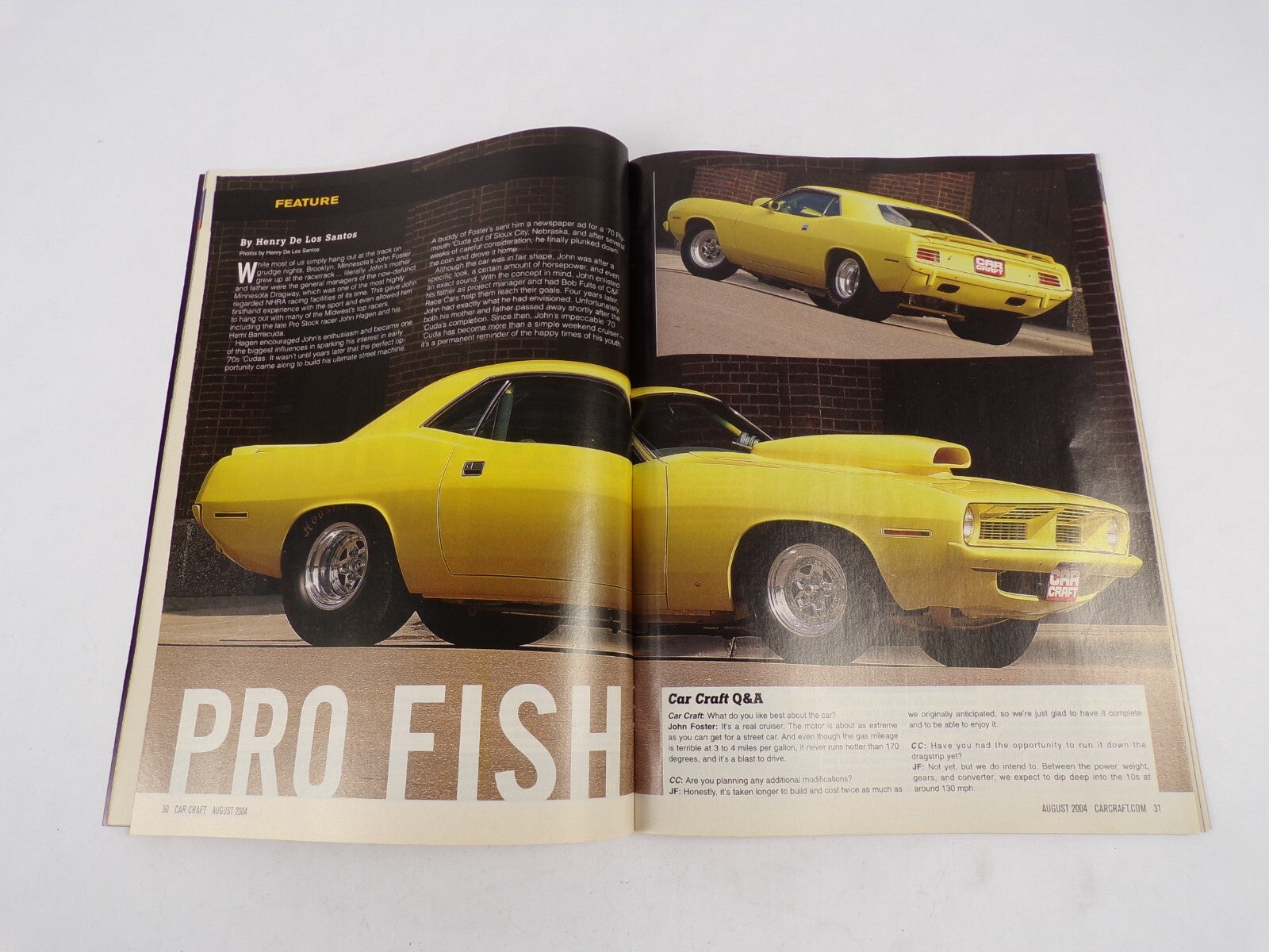 August 2004 Car Craft 500HP Street Heroes '90s GM Budget Truck Tricks Street Mac