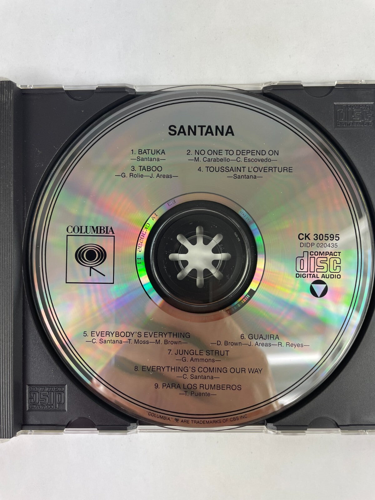 Santana Toussain't Loverture CD #5