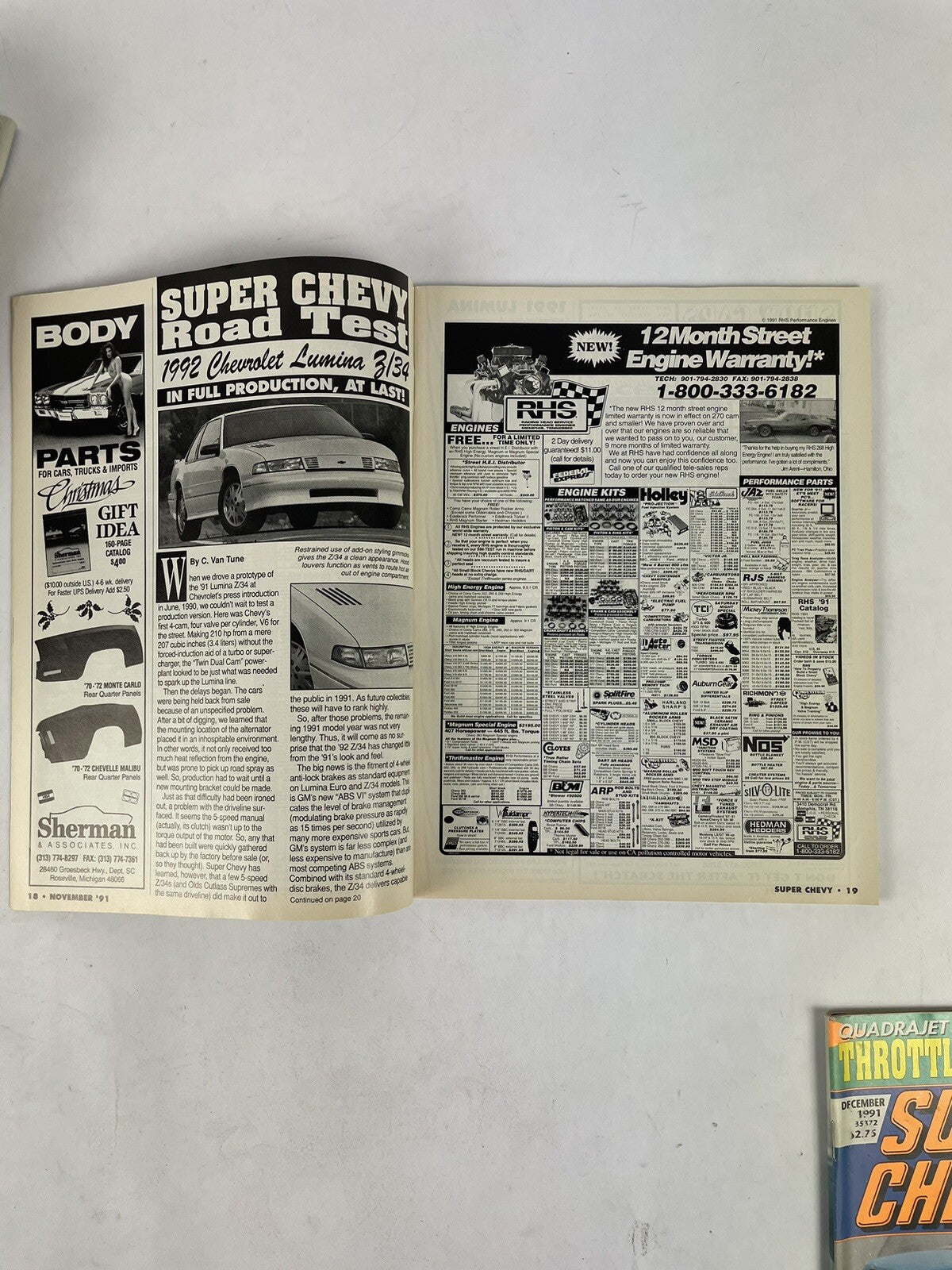 Lot of 12: SUPER CHEVY MAGAZINES Complete Full Set 12 issues Jan to Dec 1991