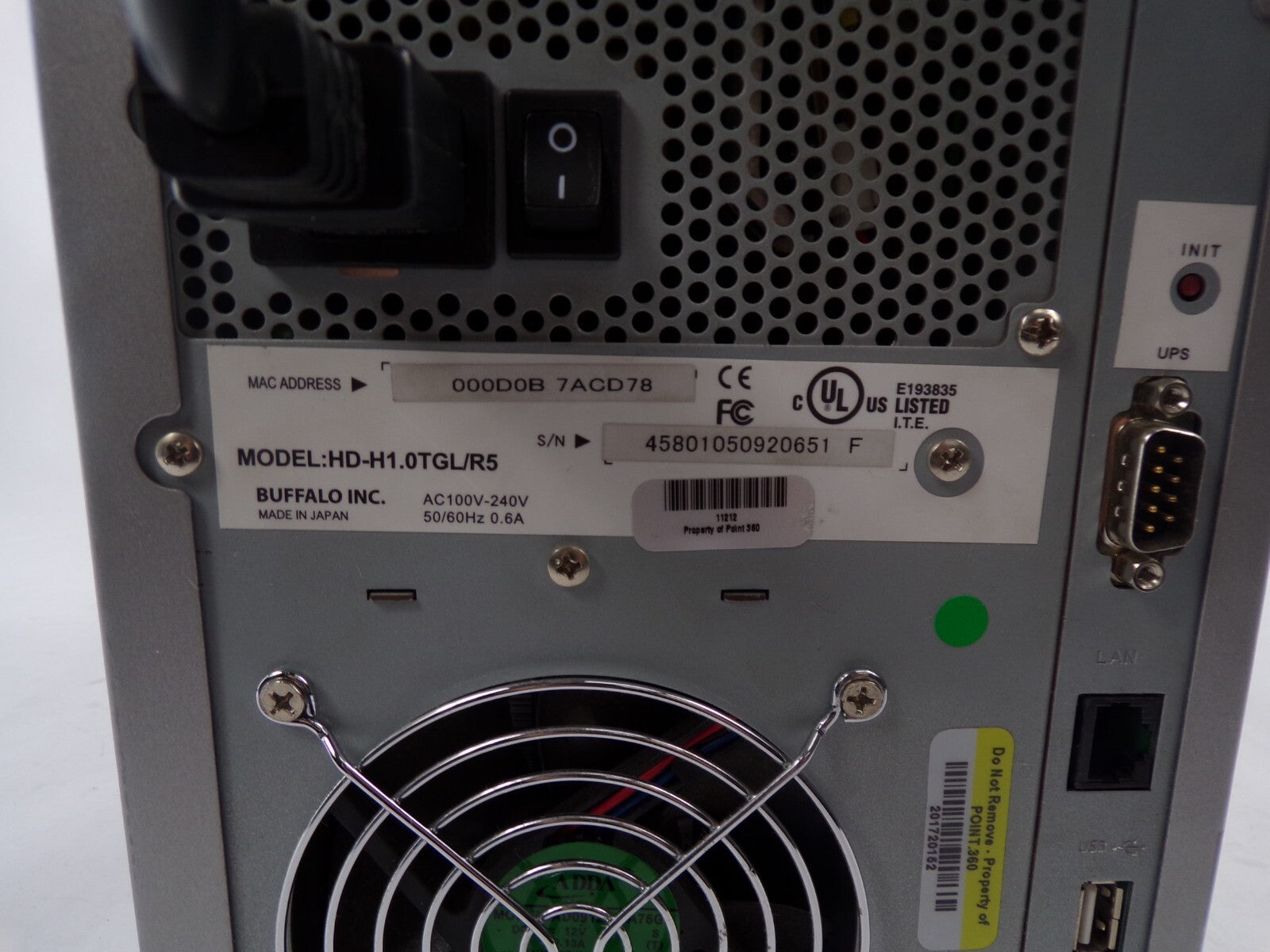 Buffalo Terastation HD-H1.0TGL/R5 4x-500GB NAS Network Storage Station