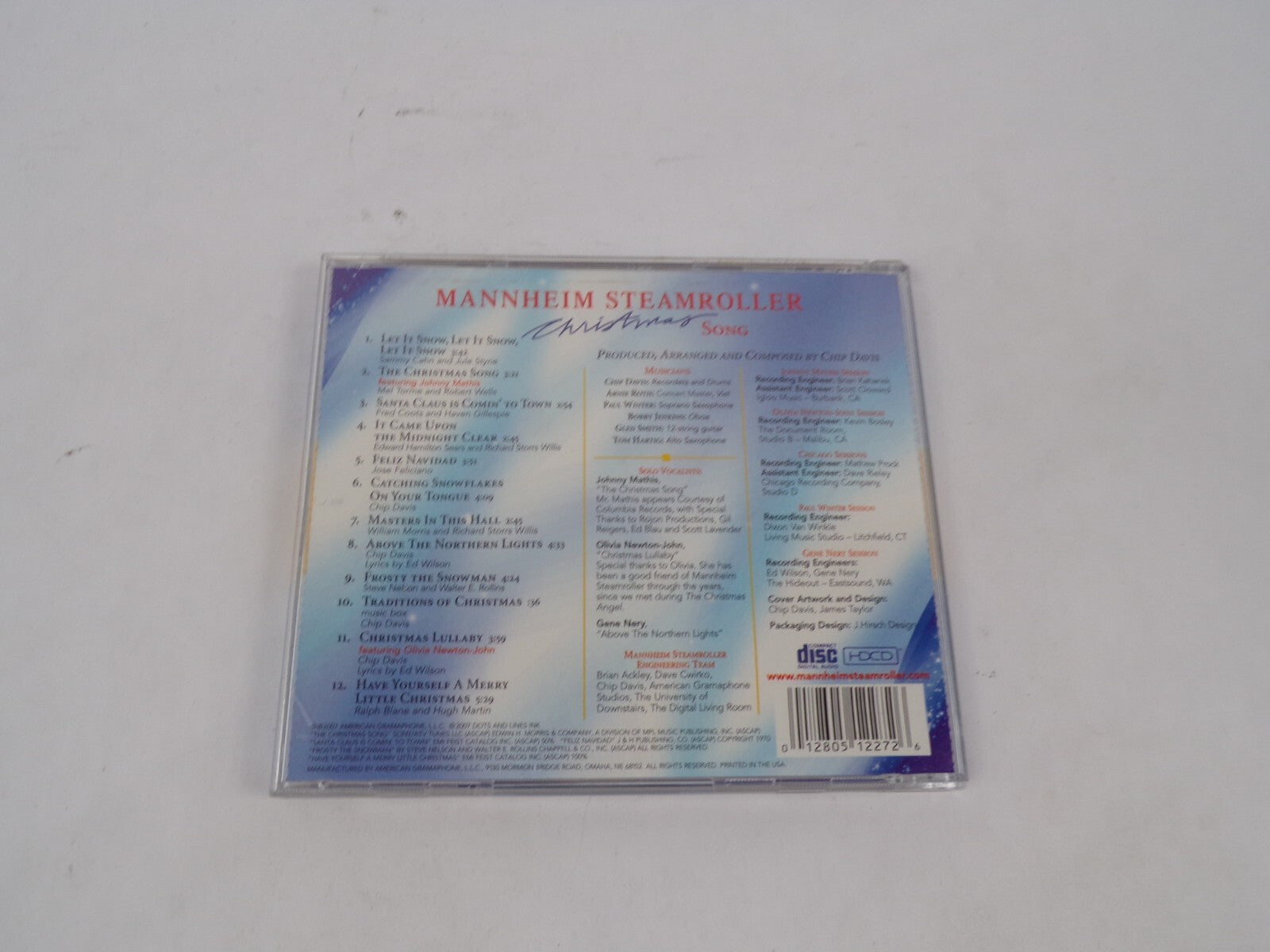 Mannheim Steamroller Christmas Song By Chip Davis American Gramphone CD#68