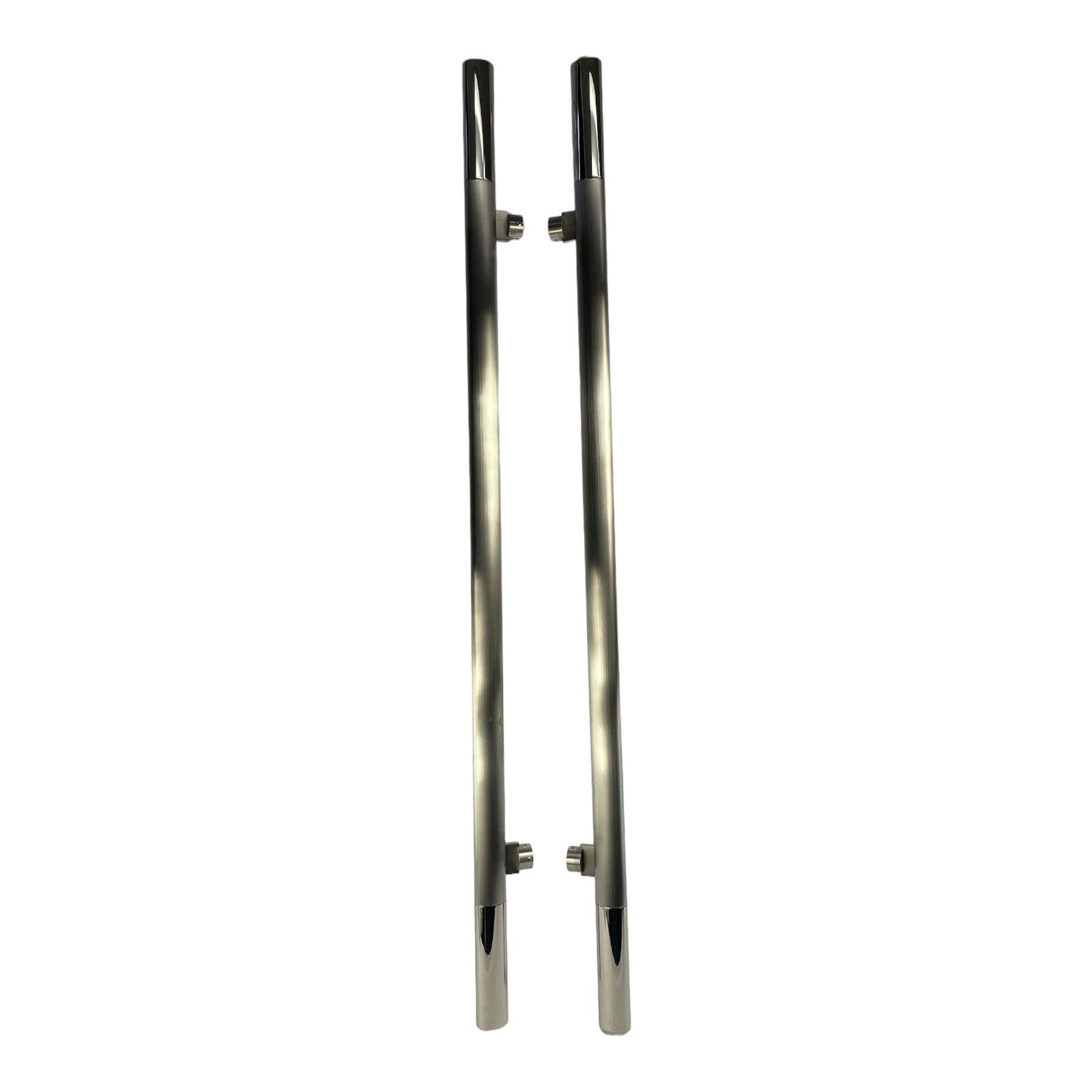 Elmes Door 47" Pull Polished Brush Stainless steel Handles 2 Pack