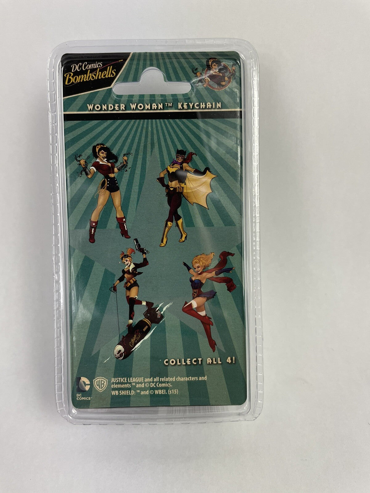 DC Comics Bombshells Collector Series Wonderwoman Wonder Woman Keychain Sealed
