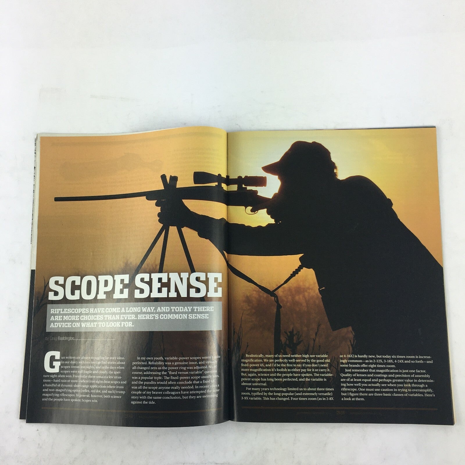 September 2015 Rifle Shooter Magazine Hunting Rifle Roundup .22-250 M1A CZ 557