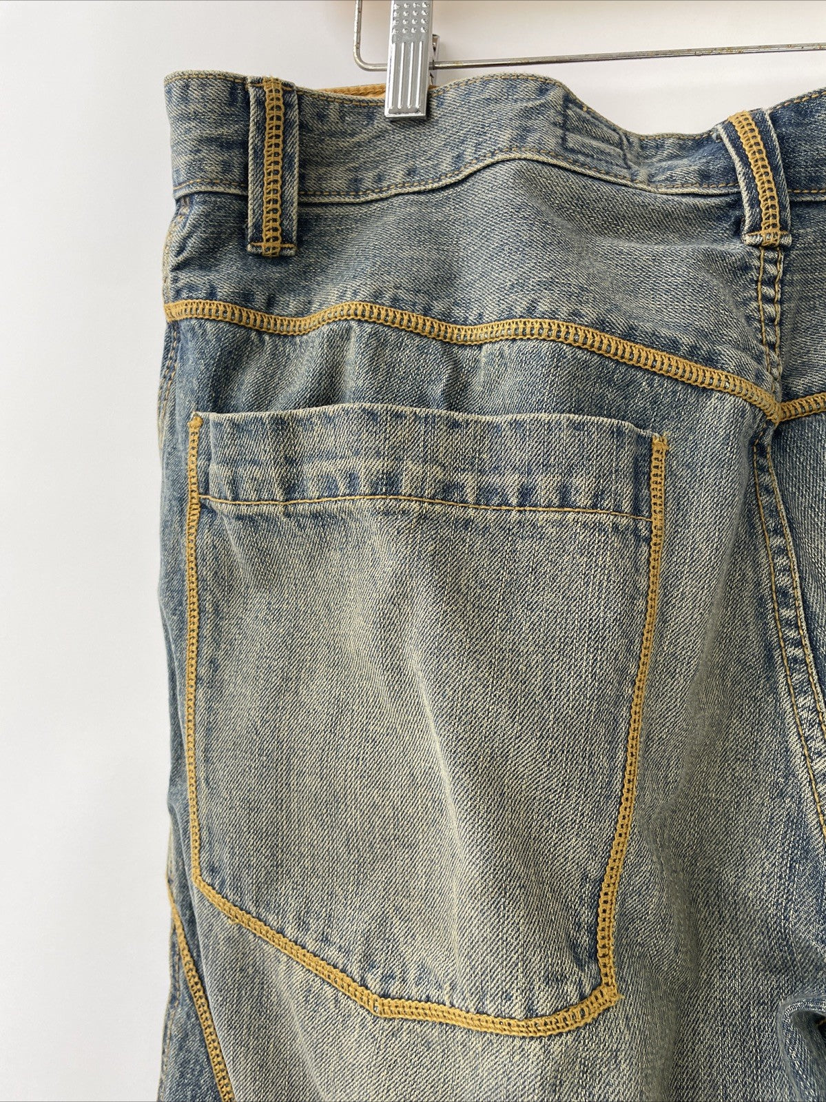 Timberland Denim Jeans Mens Size 38 X 32 Straight Leg Baggy Embroidered