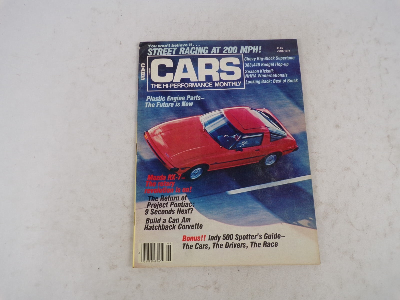 June 1978 Cars Hi-Performance Street Racing At 200 MPH! Plastic Engine Parts-The