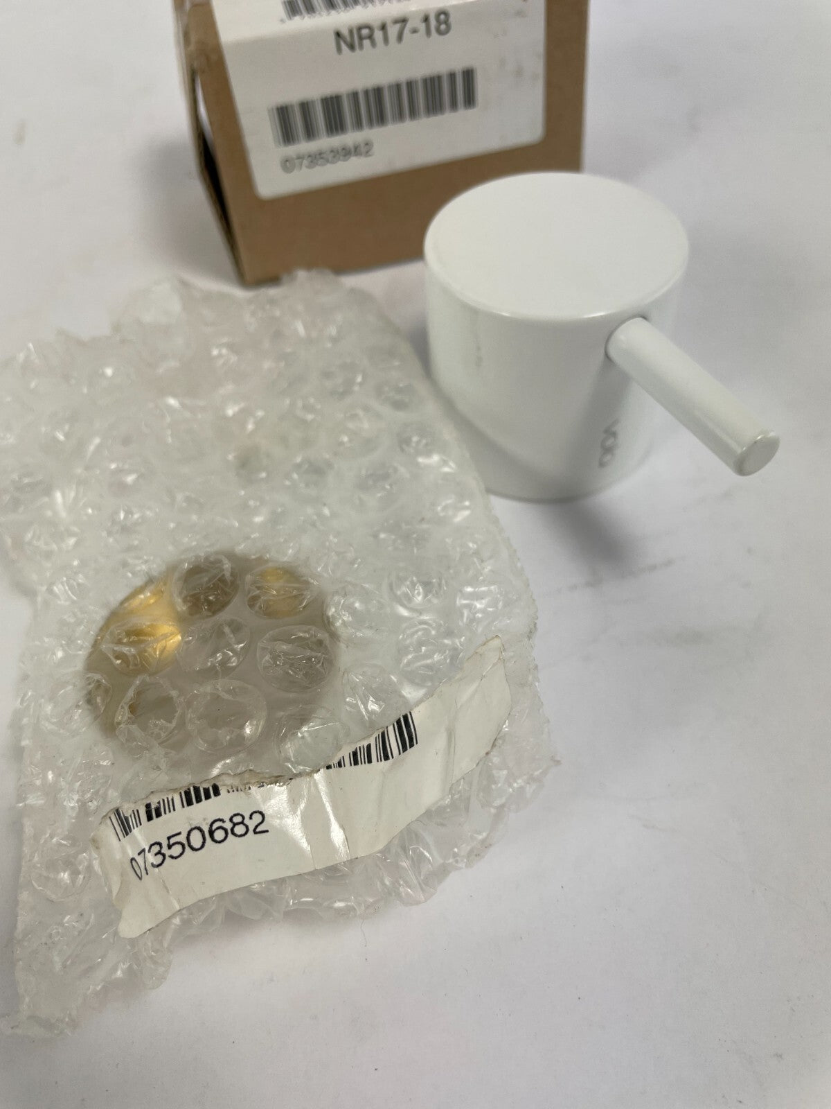 Vola Handle Volume/Stop NR17-18 Solid Brass