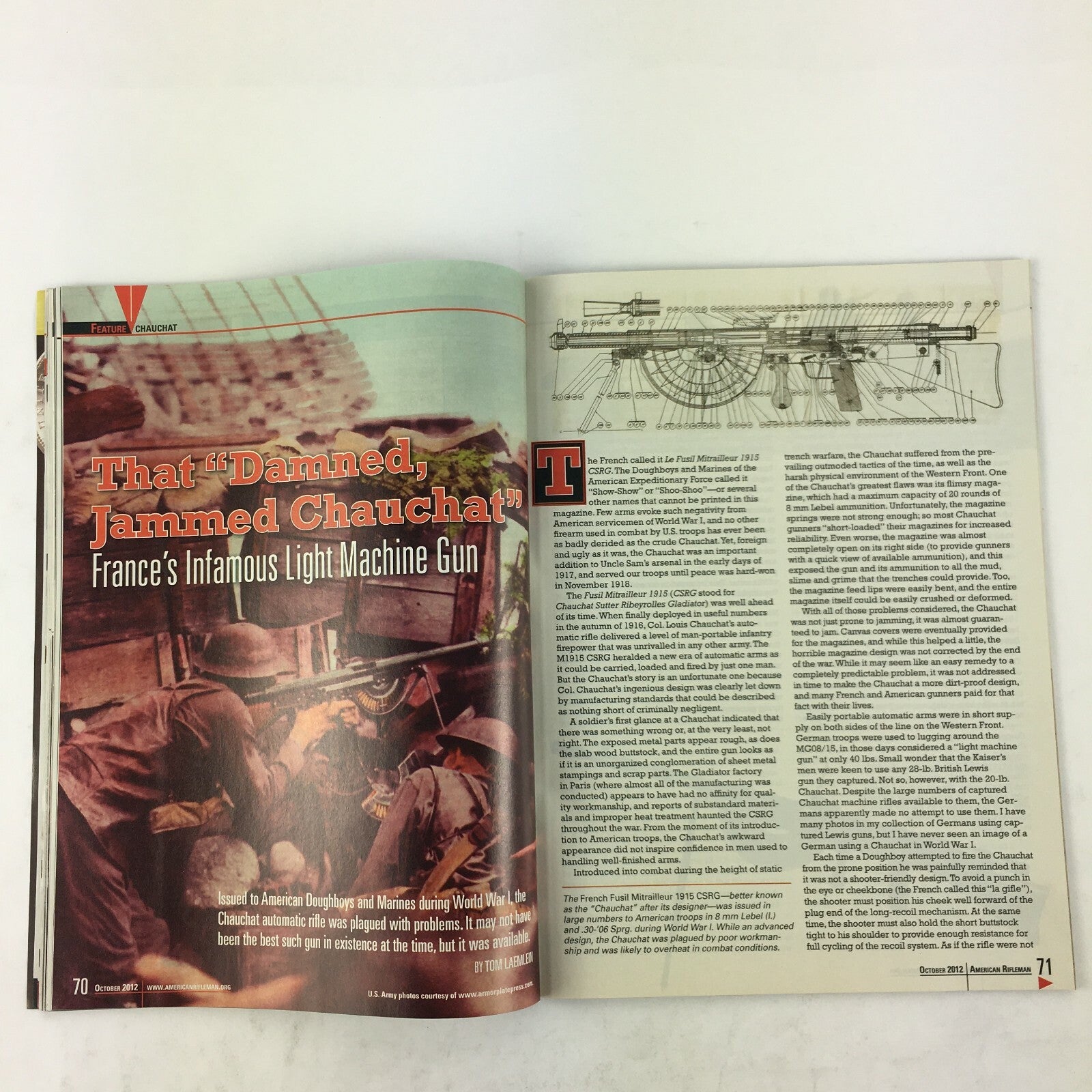 October 2012 American Rifleman Magazine Hand Obama His Walking Papers