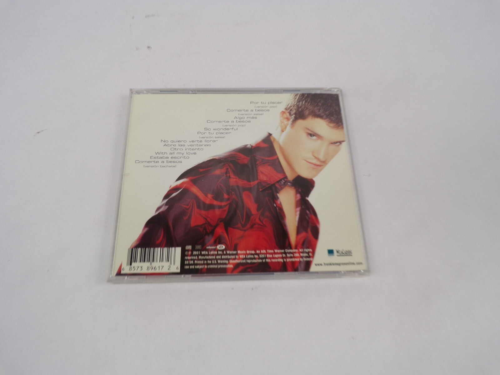 Frankie Negron  Par Tu Placer Comerte A Besos Algo Mas So Wonderful CD#67
